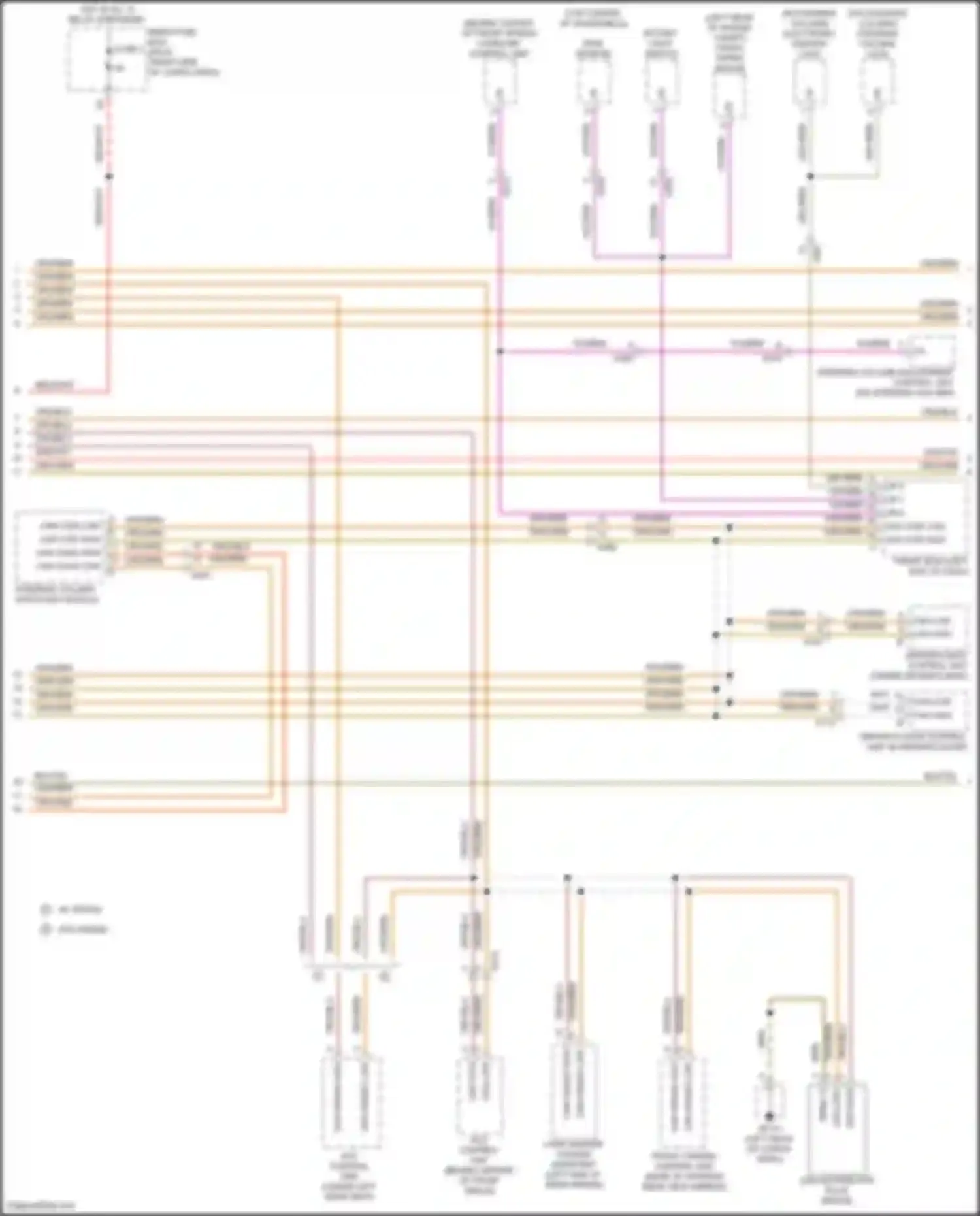 Wiring diagram org/vio for Porsche Macan Turbo I (2014-2019) (15 of 28)