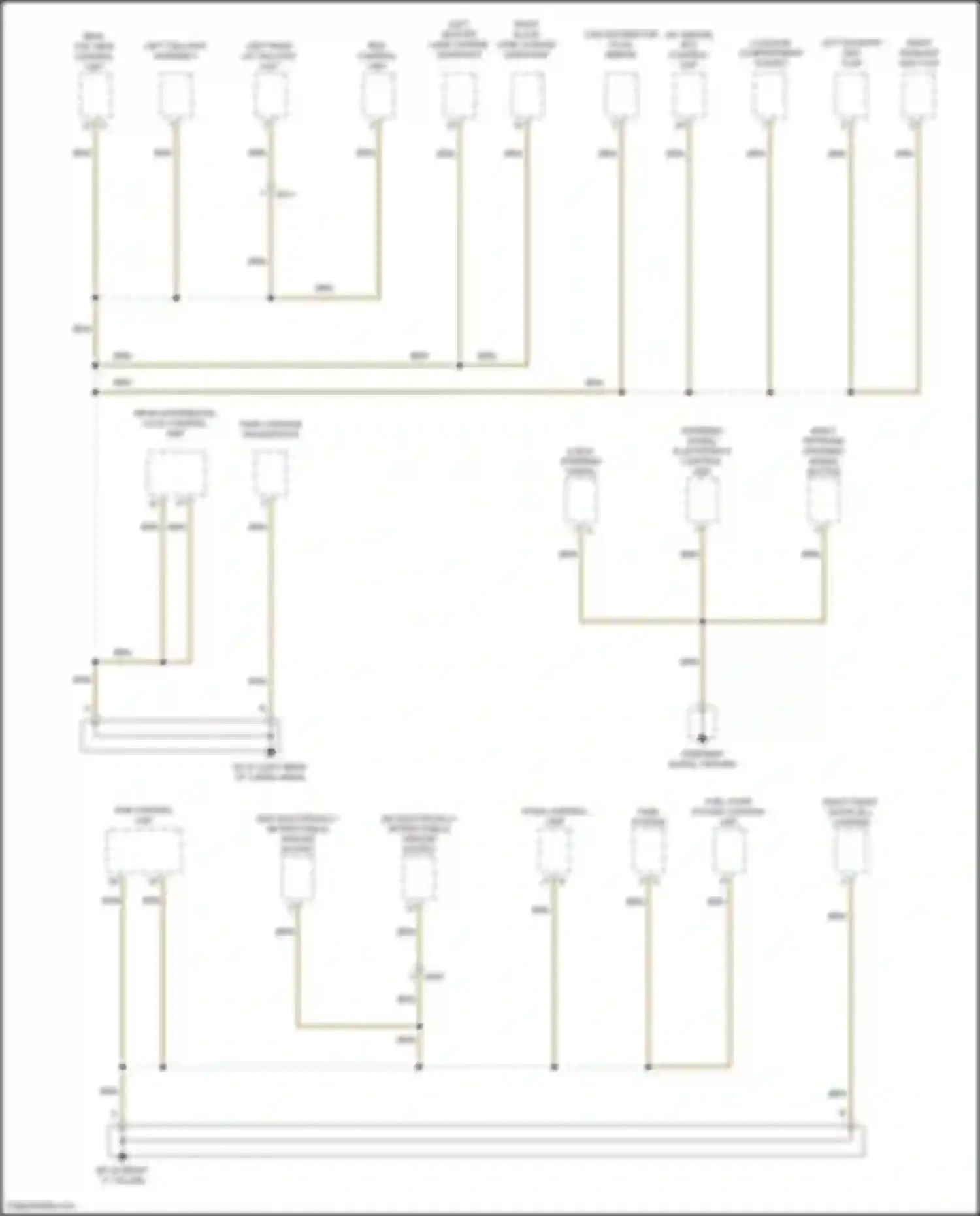 Wiring diagram real top view control unit for Porsche Macan Turbo I (2014-2019) (1 of 3)