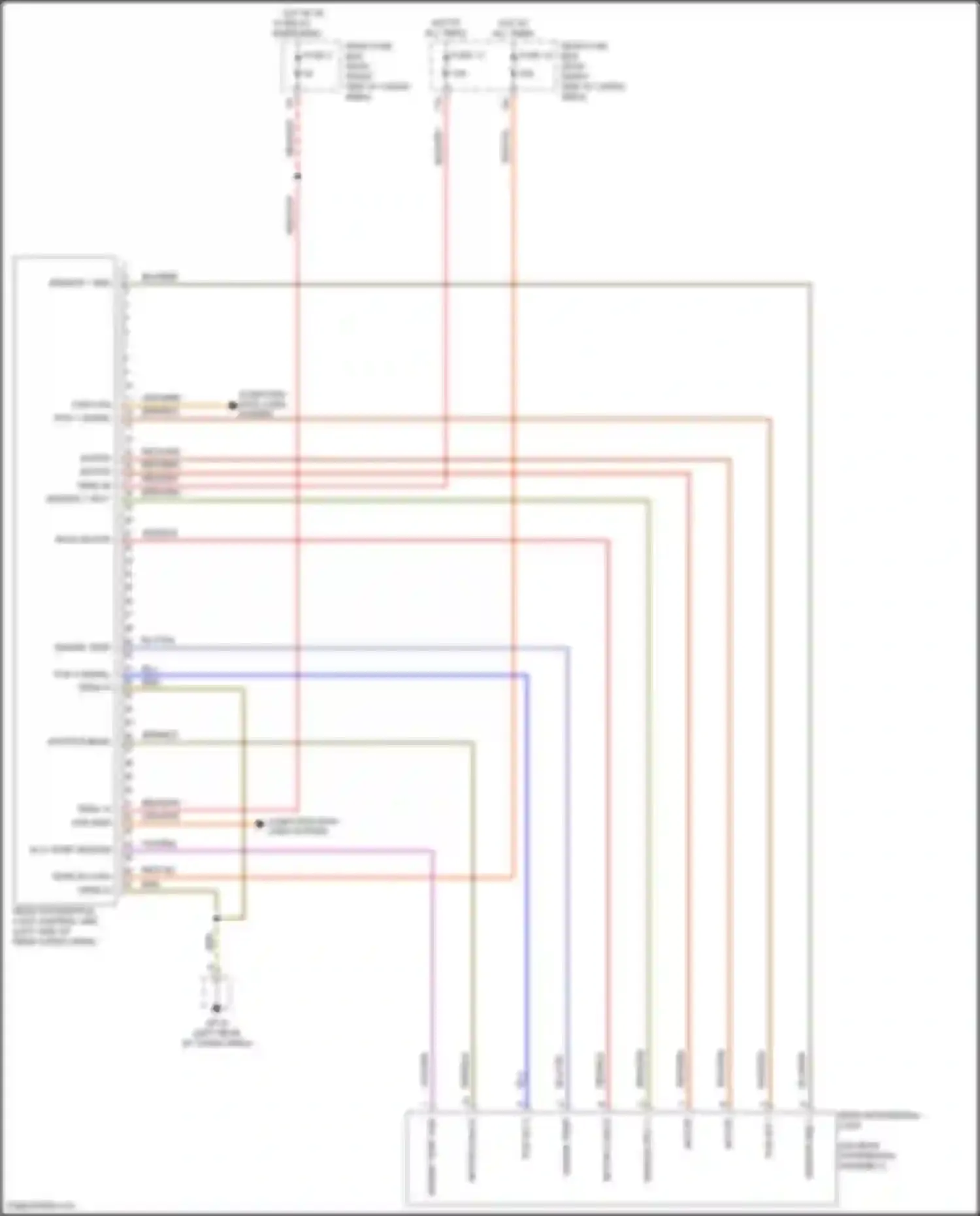 Wiring diagram sensor 1 gnd for Porsche Macan Turbo I (2014-2019) (1 of 1)