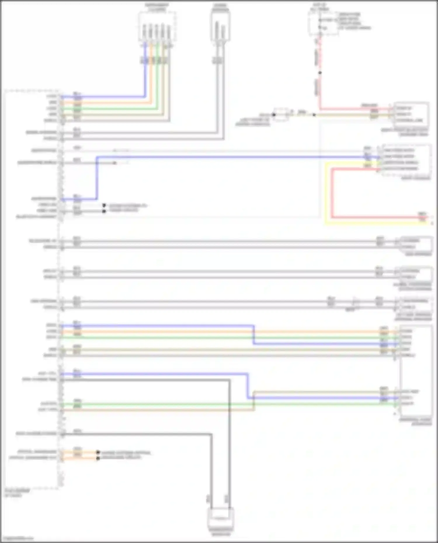 Wiring diagram detection shield for Porsche Macan Turbo I (2014-2019)