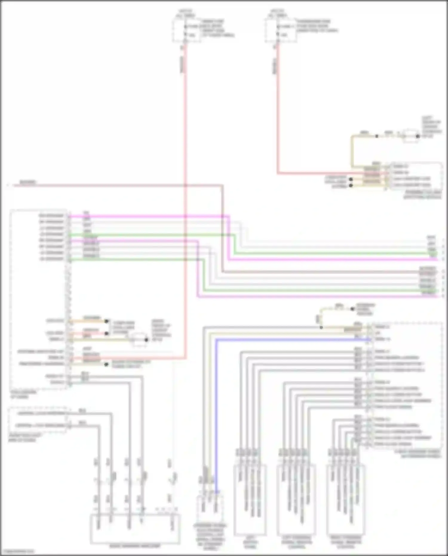 Wiring diagram pwm search lighting for Porsche Macan Turbo I (2014-2019)