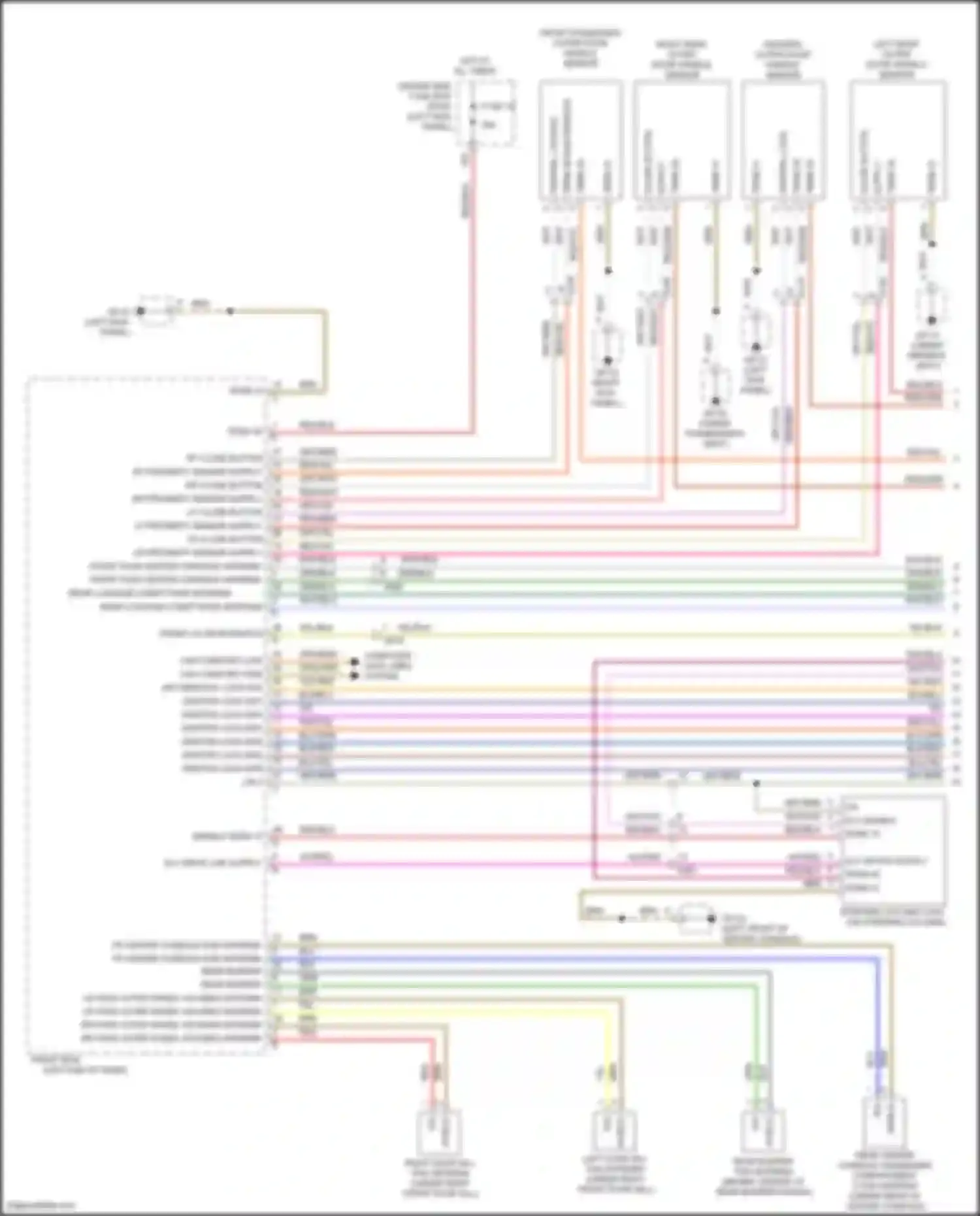 Wiring diagram yel/blk for Porsche Macan Turbo I (2014-2019) (1 of 24)
