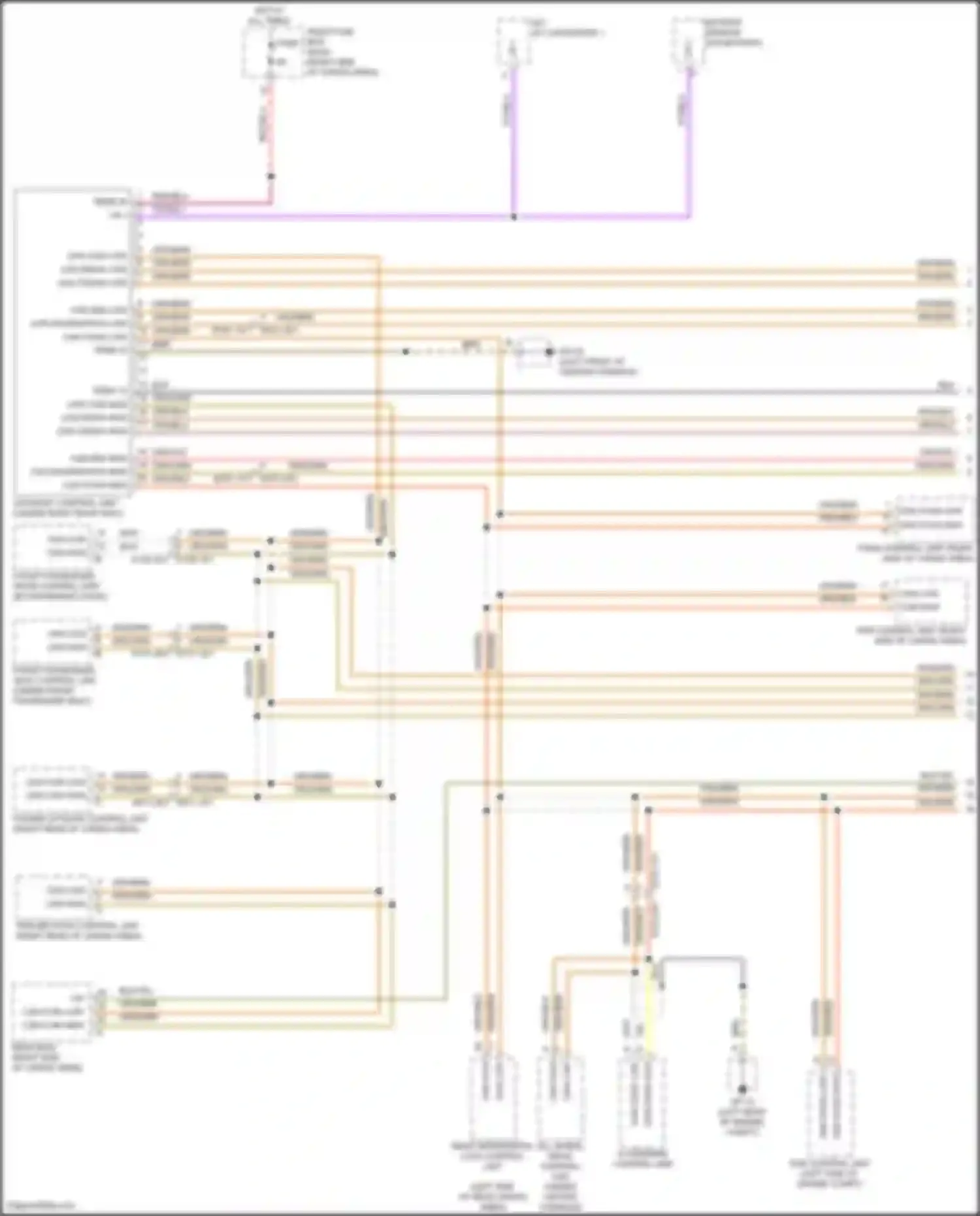 Macan Porsche I facelift 2 (2021-2024): Computer data lines circuit (1 of 3)
