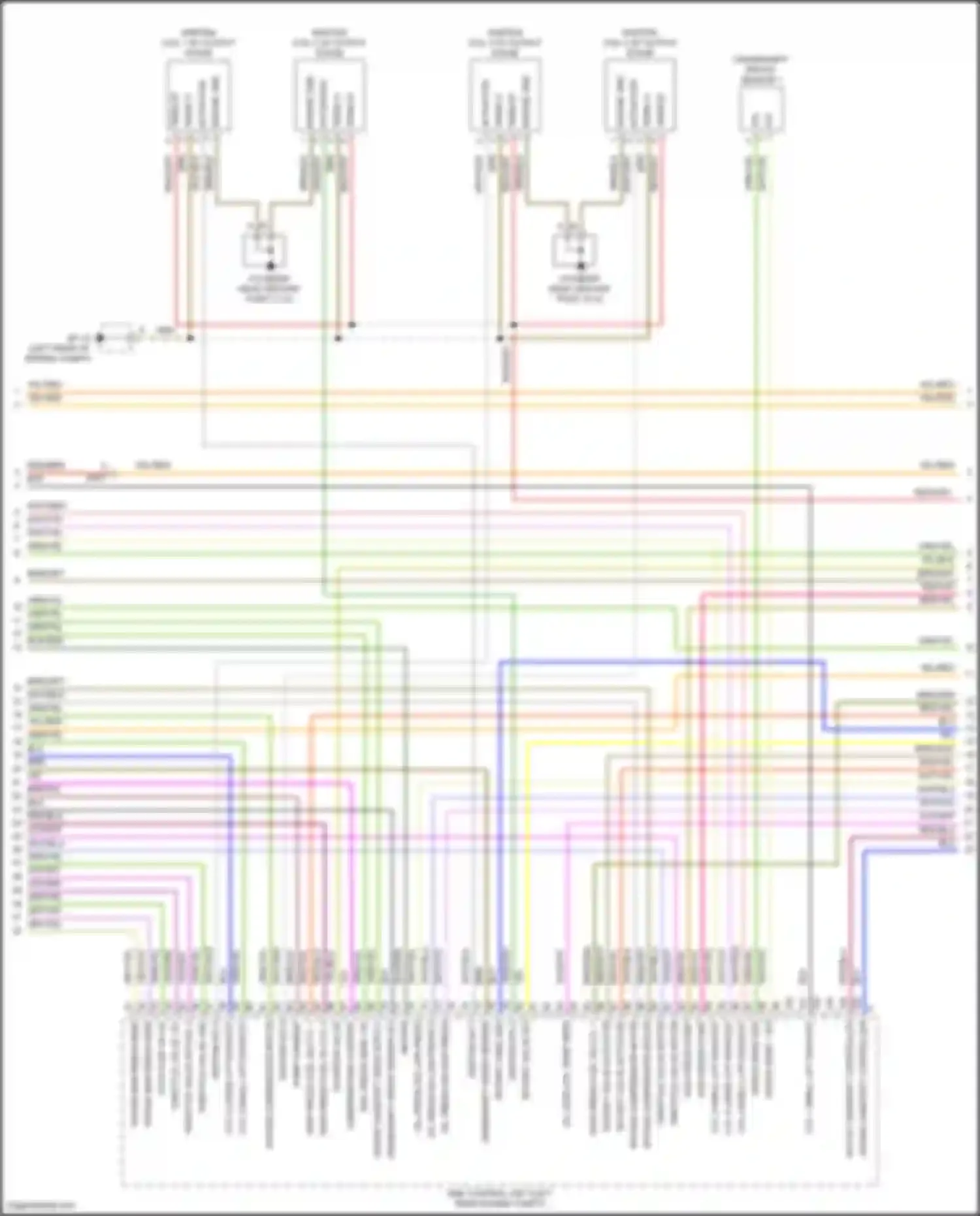 Macan Porsche I facelift 2 (2021-2024): Wiring diagram engine performance 2.0l (3 of 8)