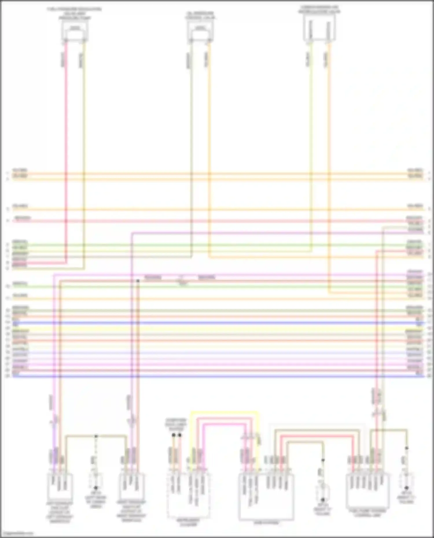 Macan Porsche I facelift 2 (2021-2024): Wiring diagram engine performance 2.0l (4 of 8)
