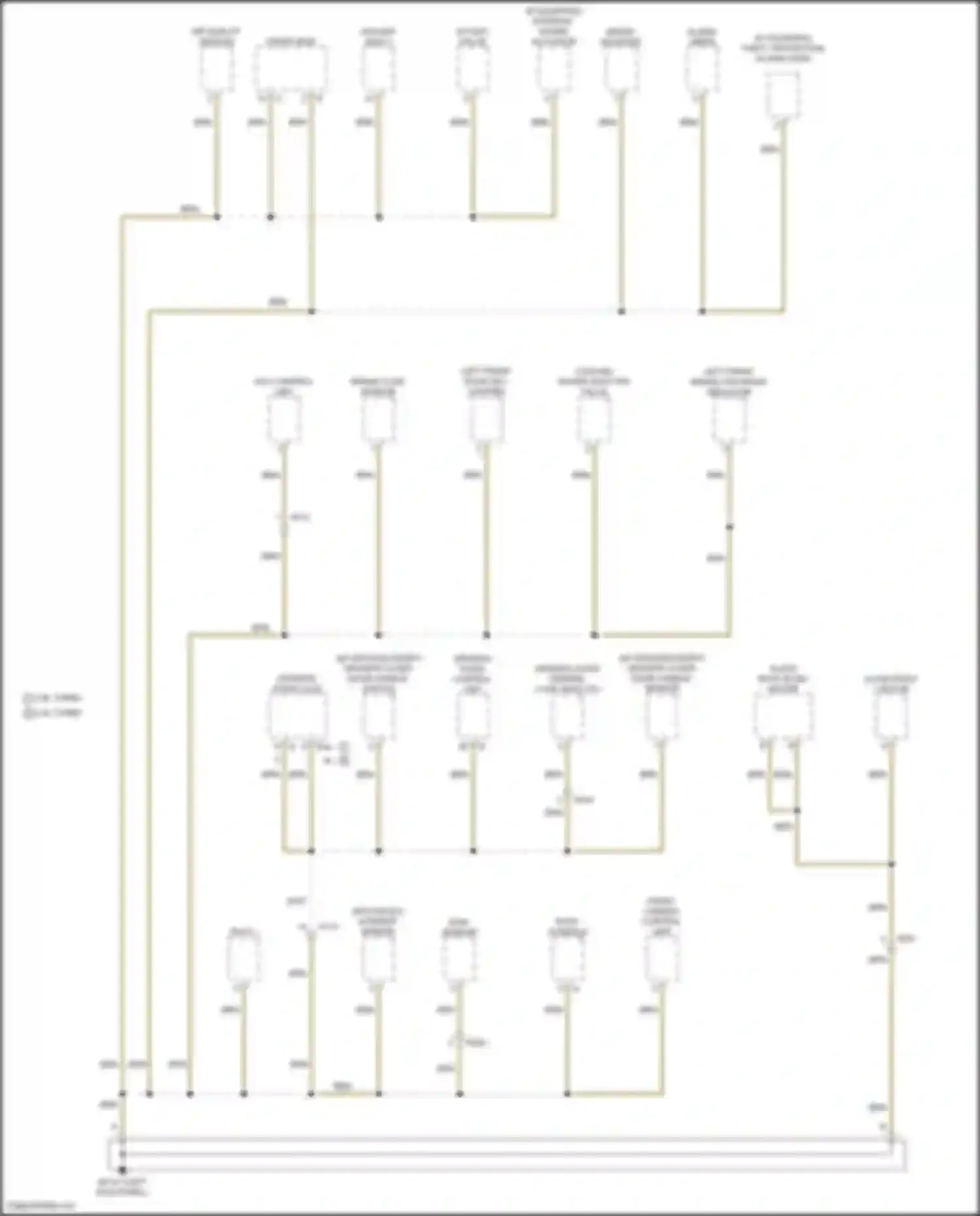 Macan Porsche I facelift 2 (2021-2024): Ground distribution circuit (1 of 7)