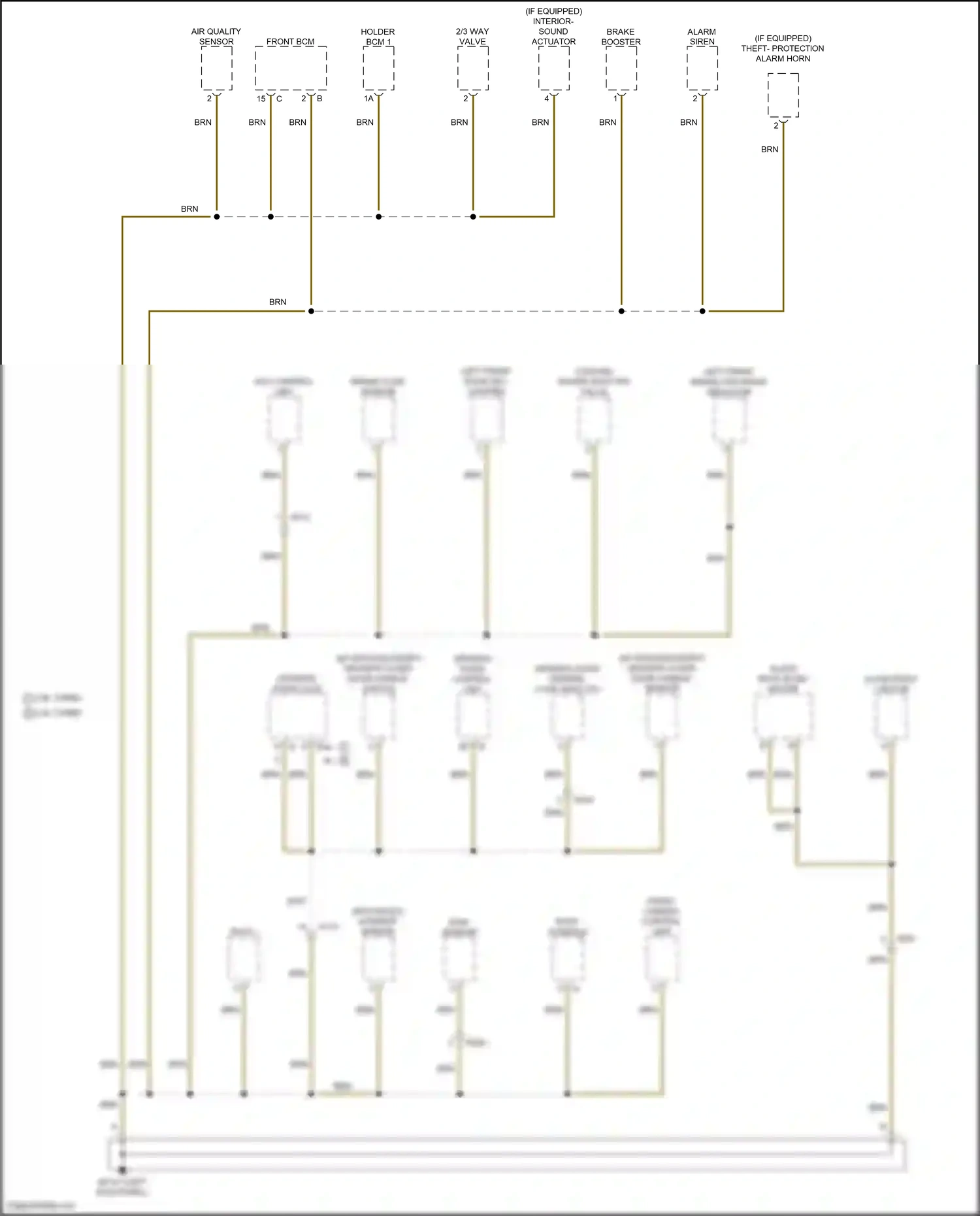 Wiring diagram acc control unit for Porsche Macan I facelift 2 (2021-2024) (5 of 6)