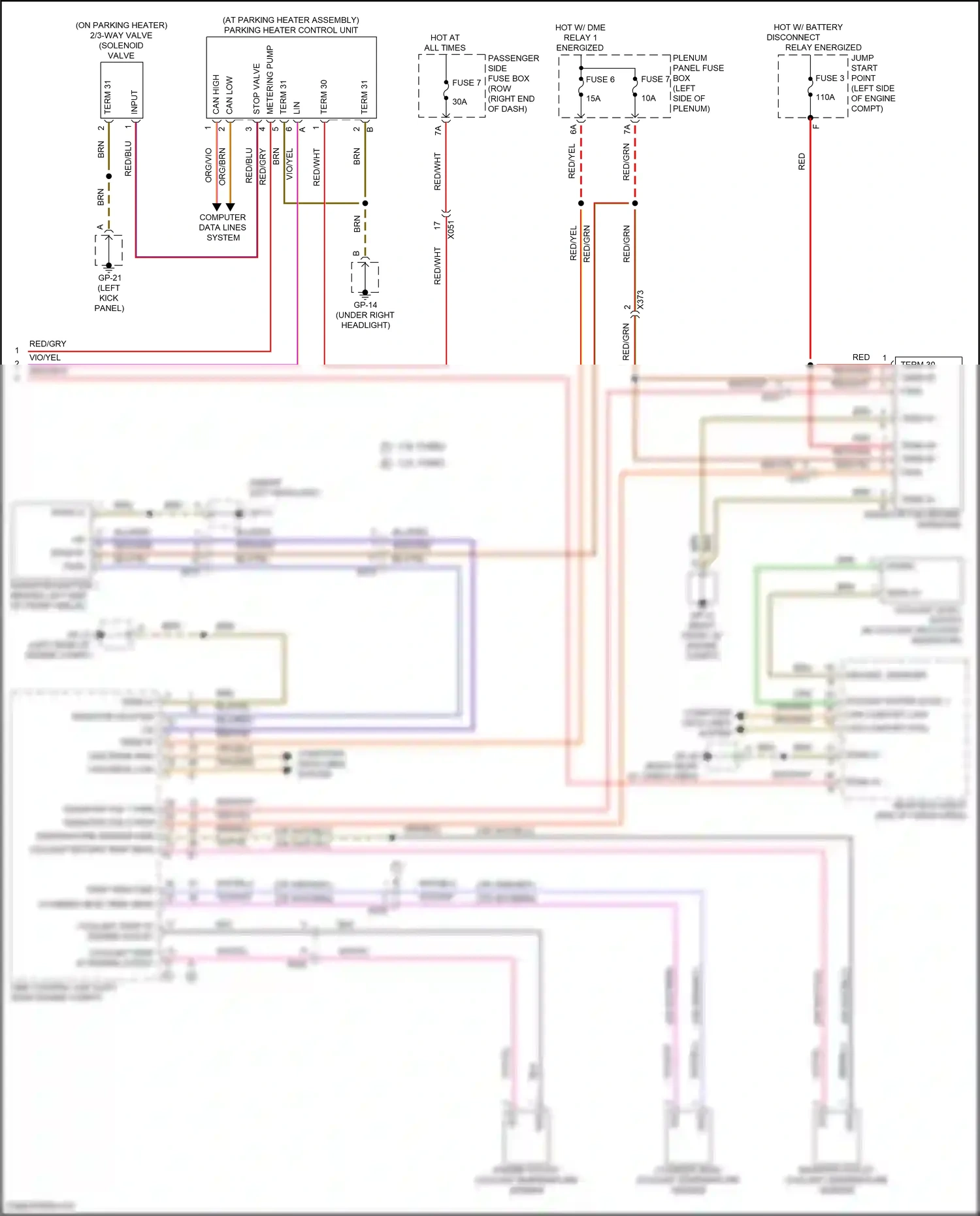 Wiring diagram brn for Porsche Macan I facelift 2 (2021-2024) (64 of 127)