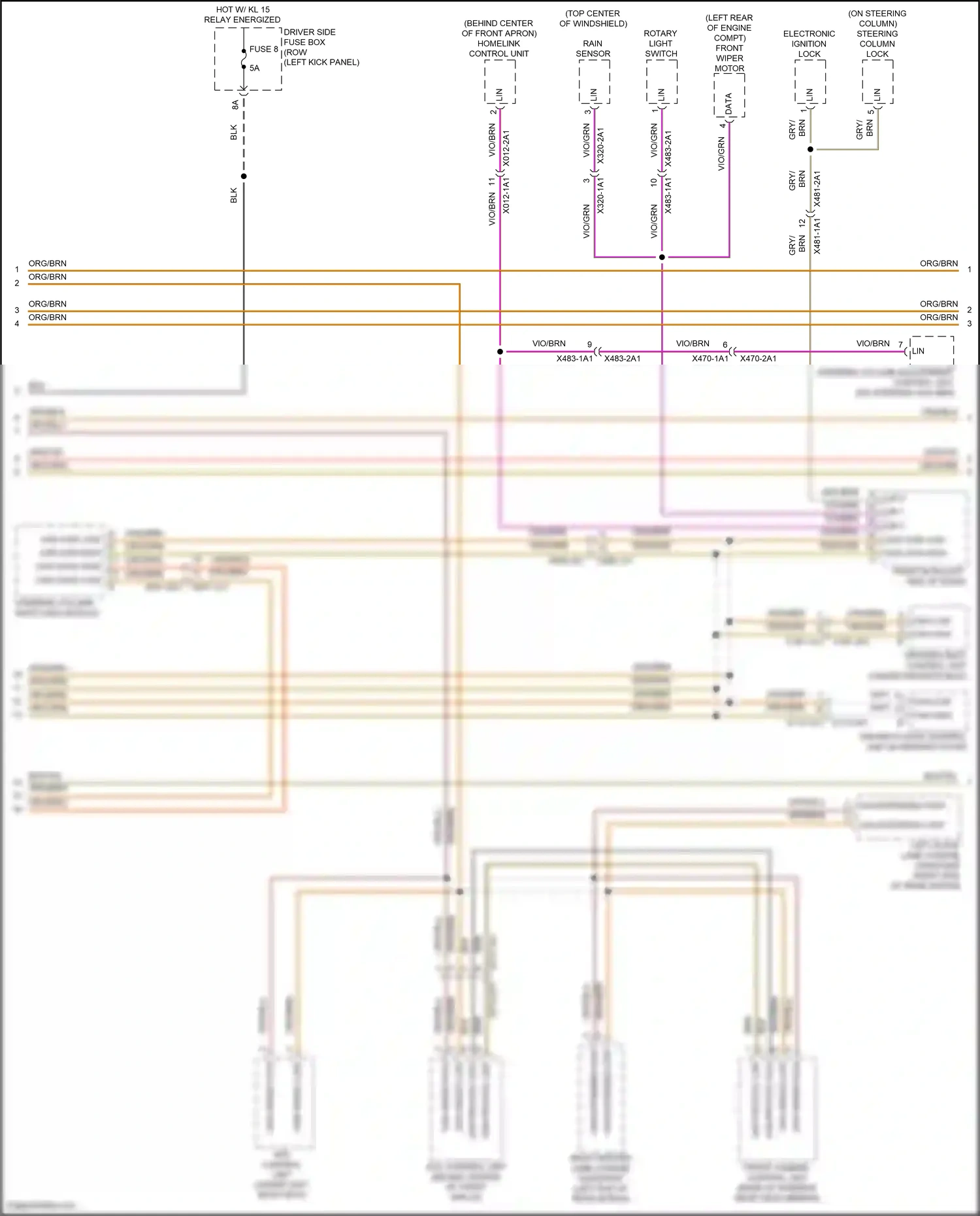 Wiring diagram can com high for Porsche Macan I facelift 2 (2021-2024) (2 of 2)