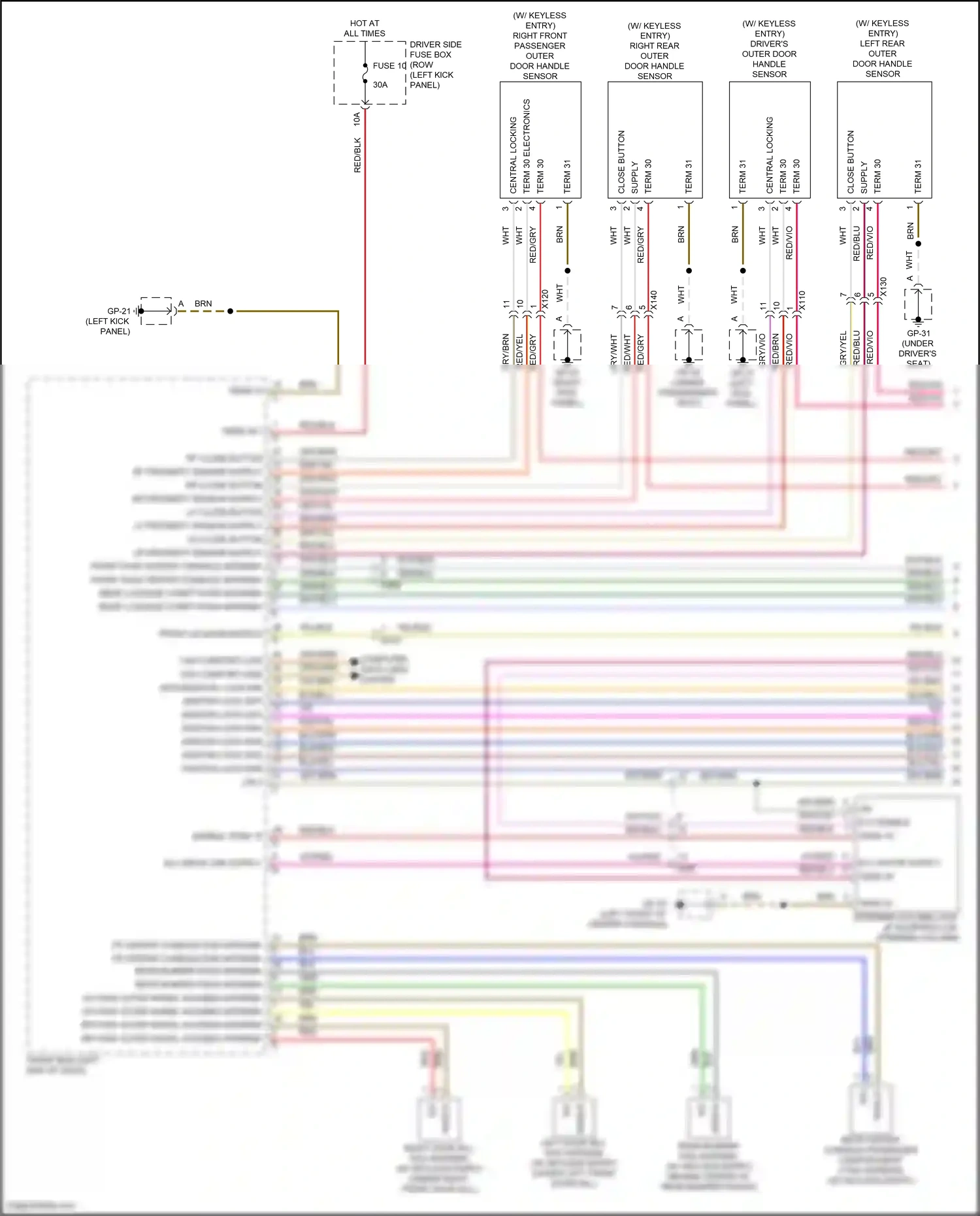 Wiring diagram computer data lines system for Porsche Macan I facelift 2 (2021-2024) (47 of 88)