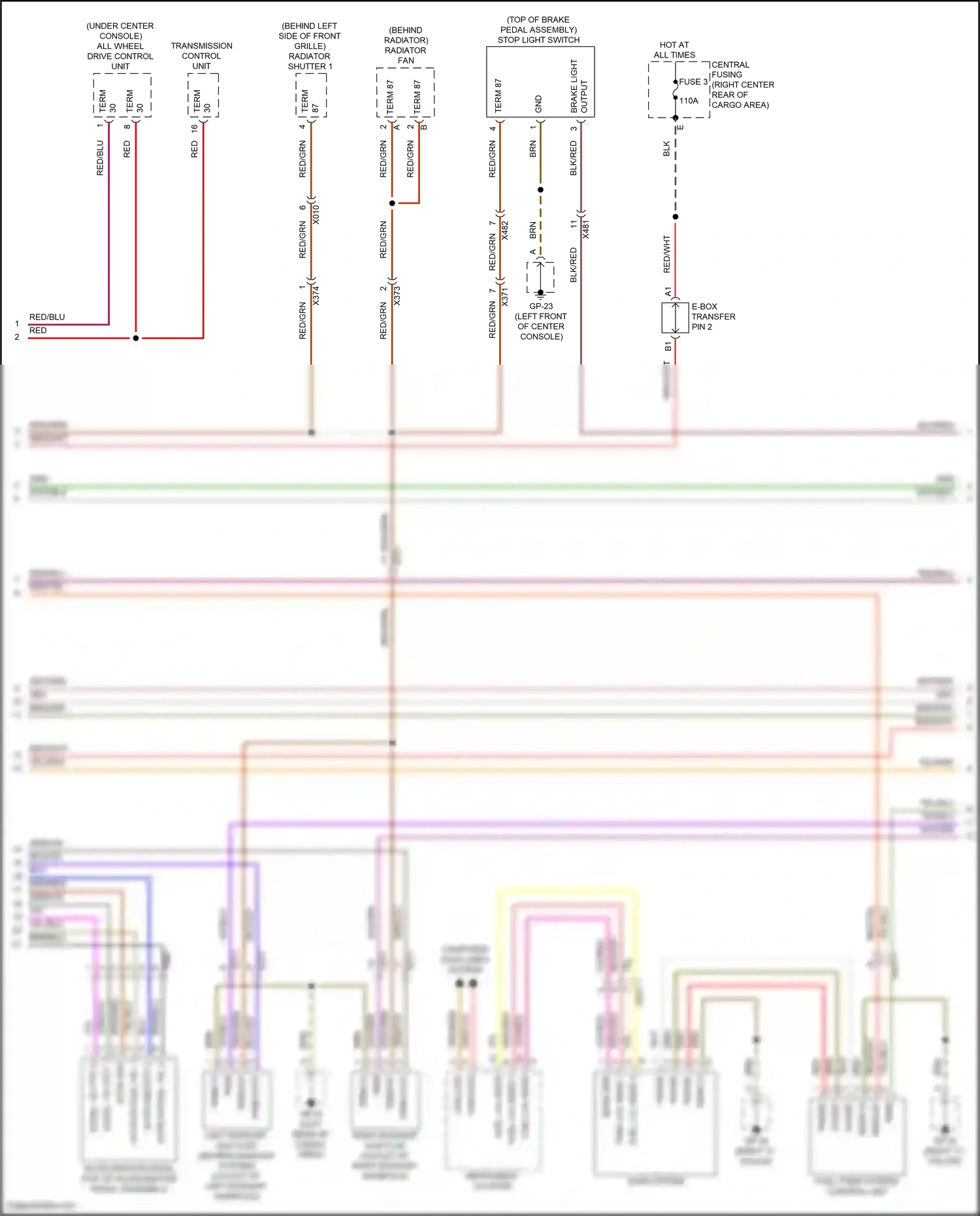 Wiring diagram computer data lines system for Porsche Macan I facelift 2 (2021-2024) (87 of 88)