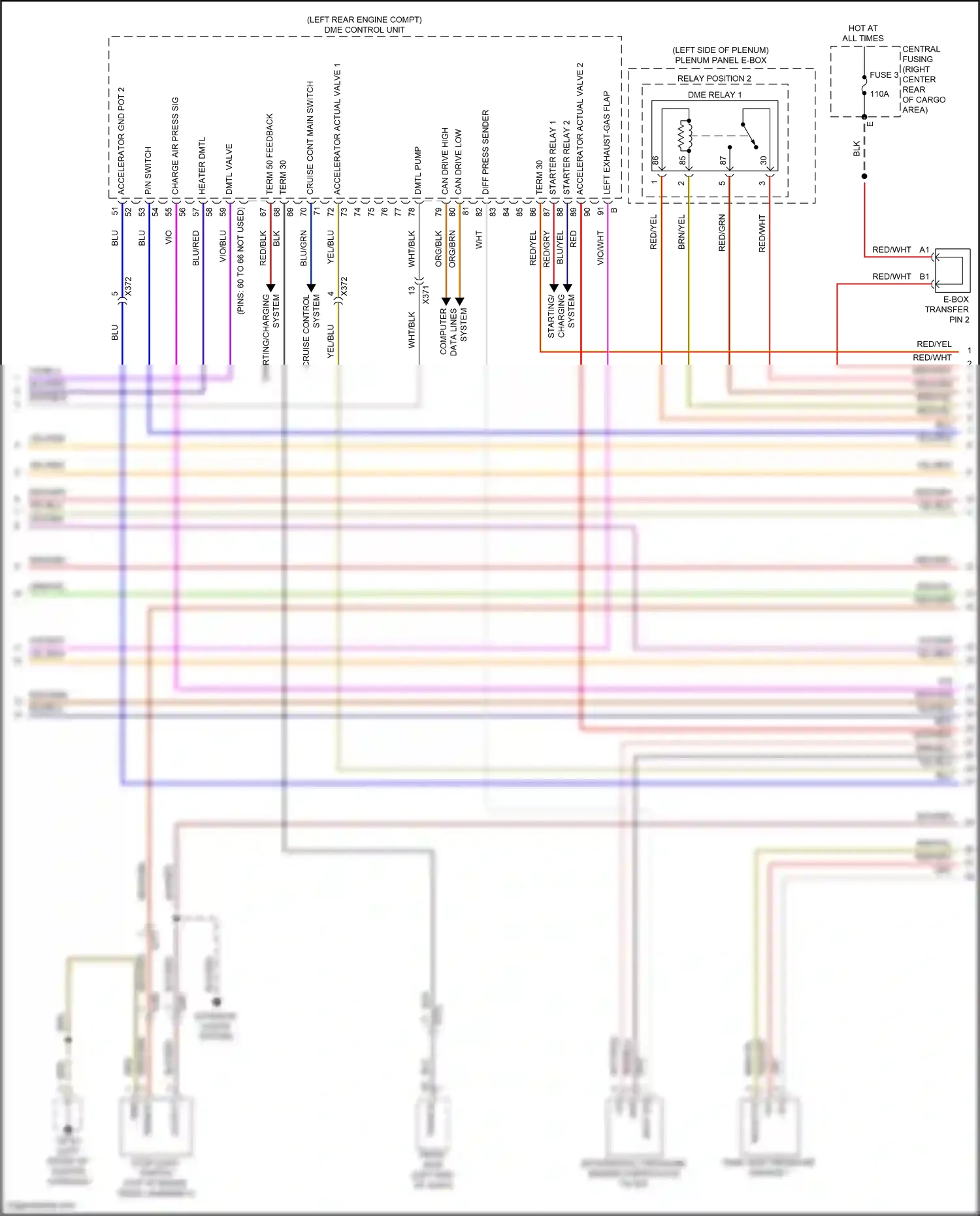 Wiring diagram data lines for Porsche Macan I facelift 2 (2021-2024) (1 of 1)