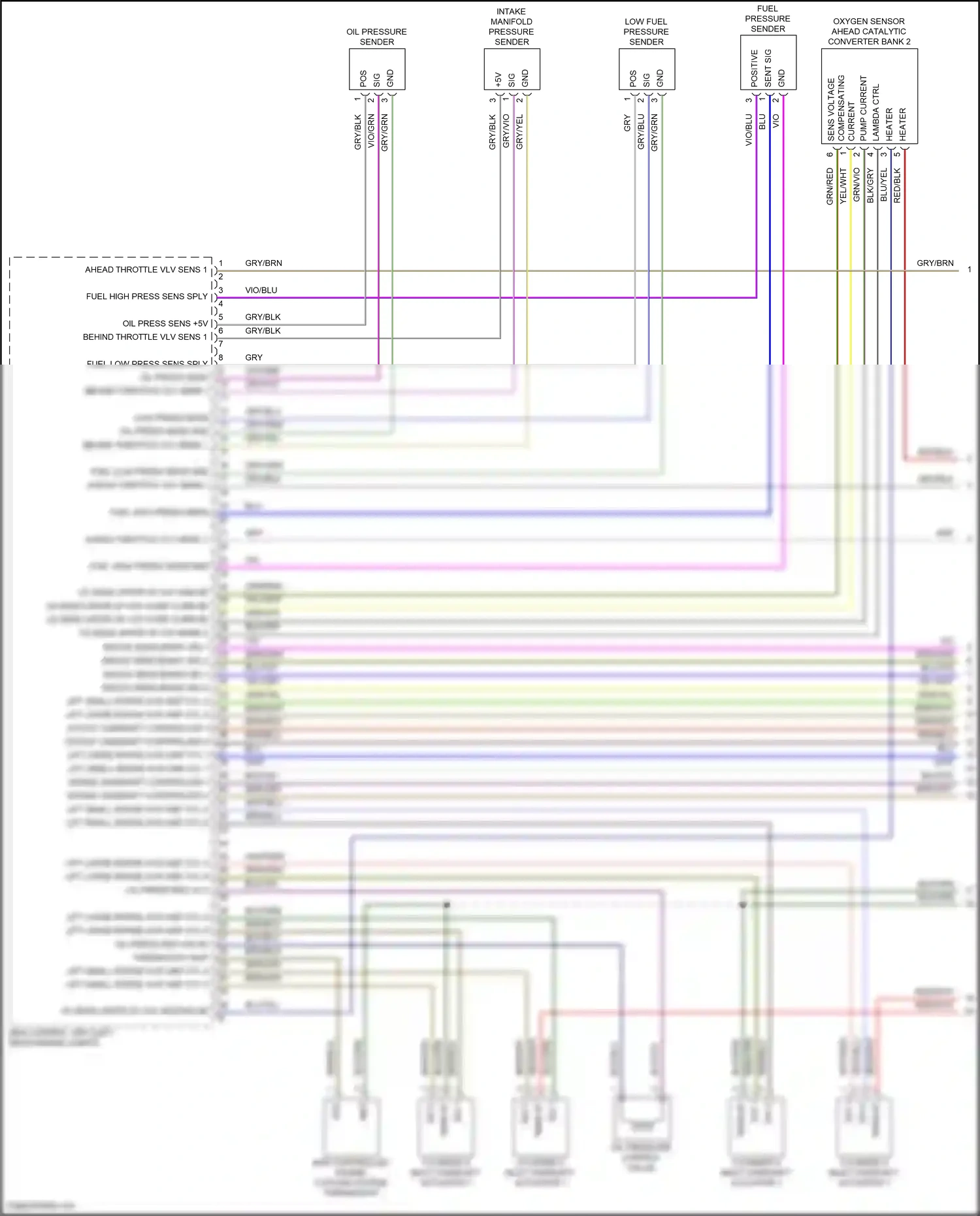 Wiring diagram pump current for Porsche Macan I facelift 2 (2021-2024) (3 of 4)
