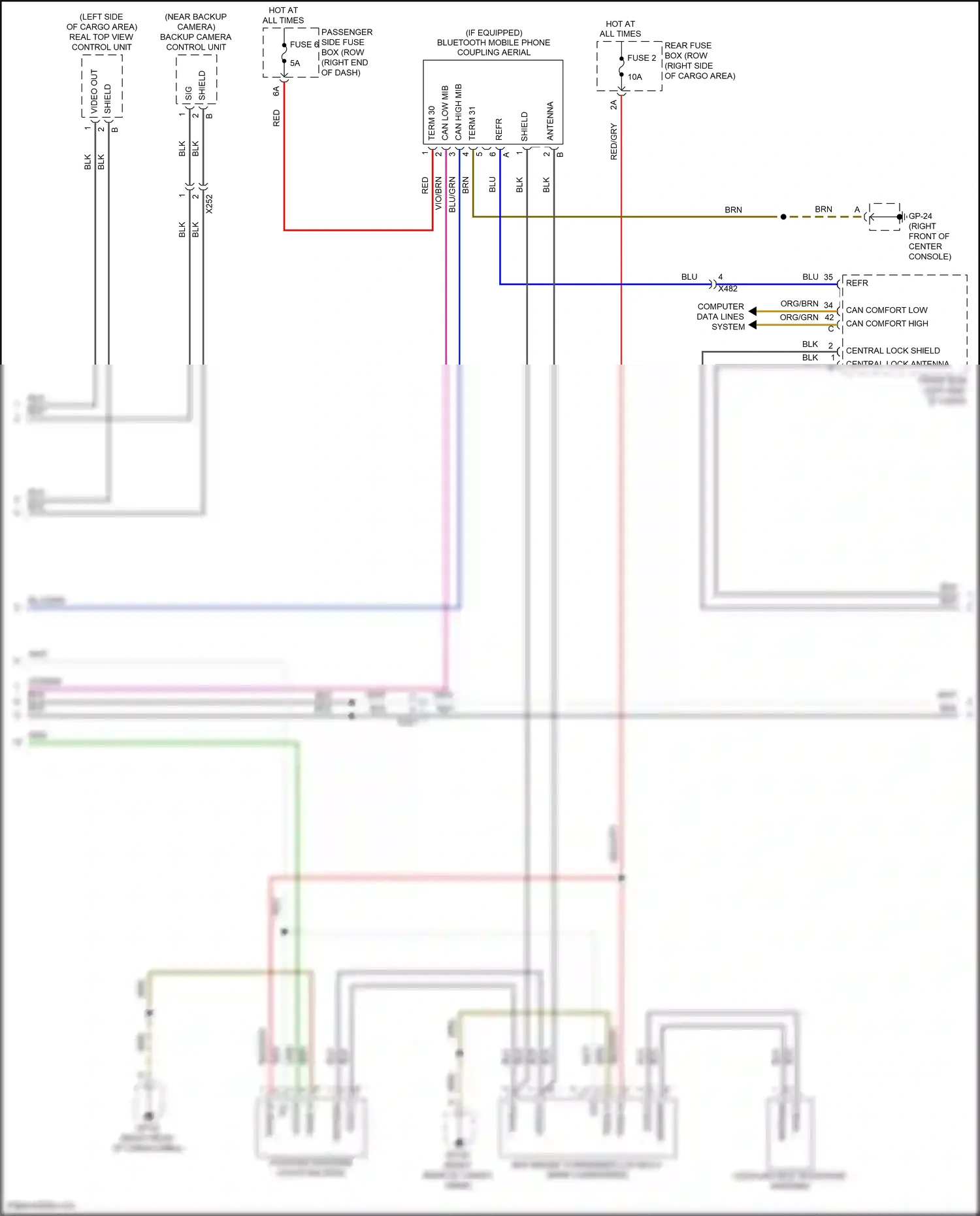Wiring diagram blk for Porsche Macan I facelift (2018-2021) (1 of 81)