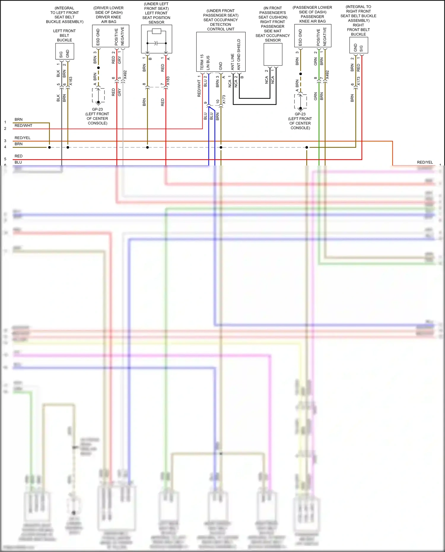 Wiring diagram blu for Porsche Macan I facelift (2018-2021) (49 of 74)