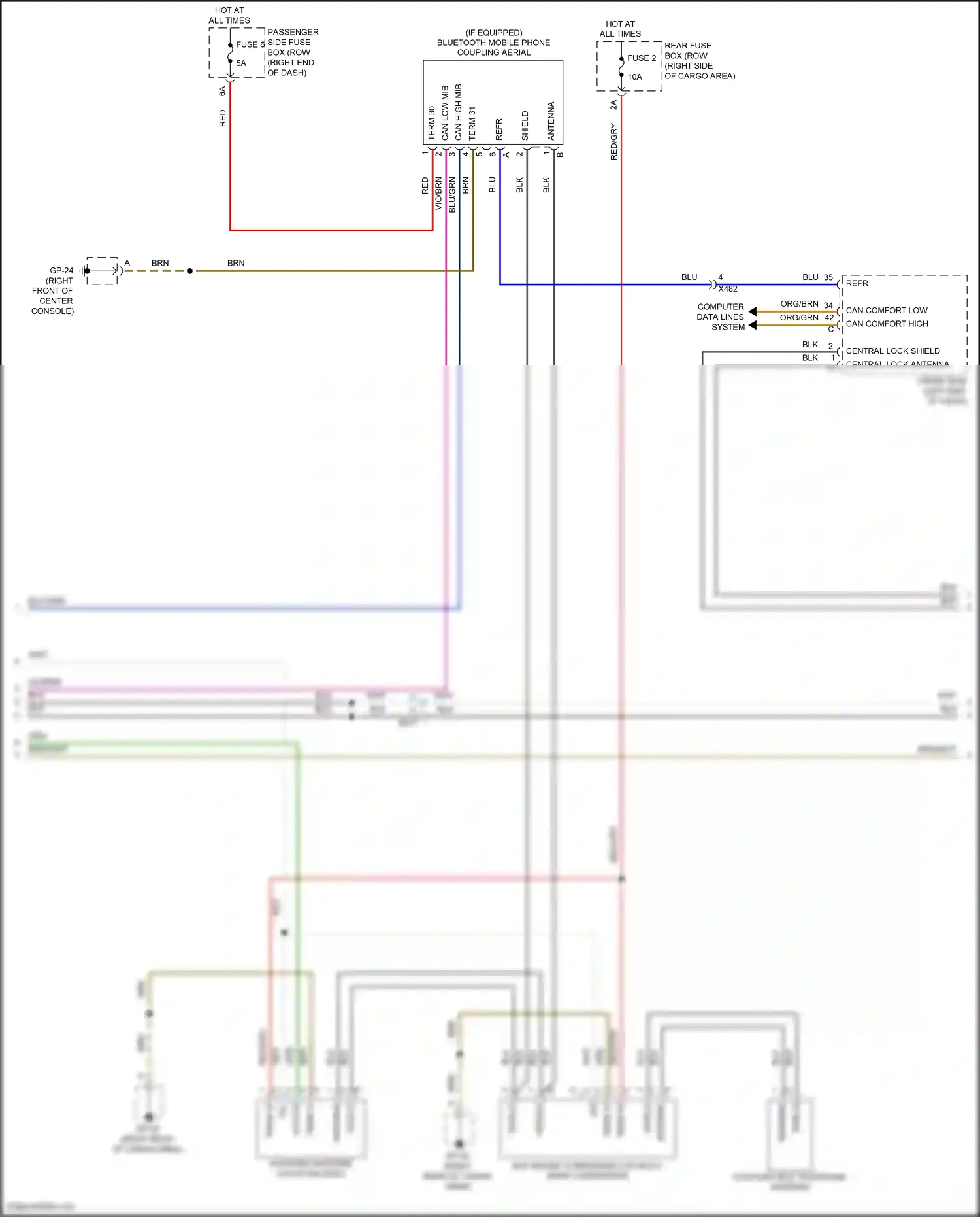 Wiring diagram brn for Porsche Macan I facelift (2018-2021) (17 of 125)
