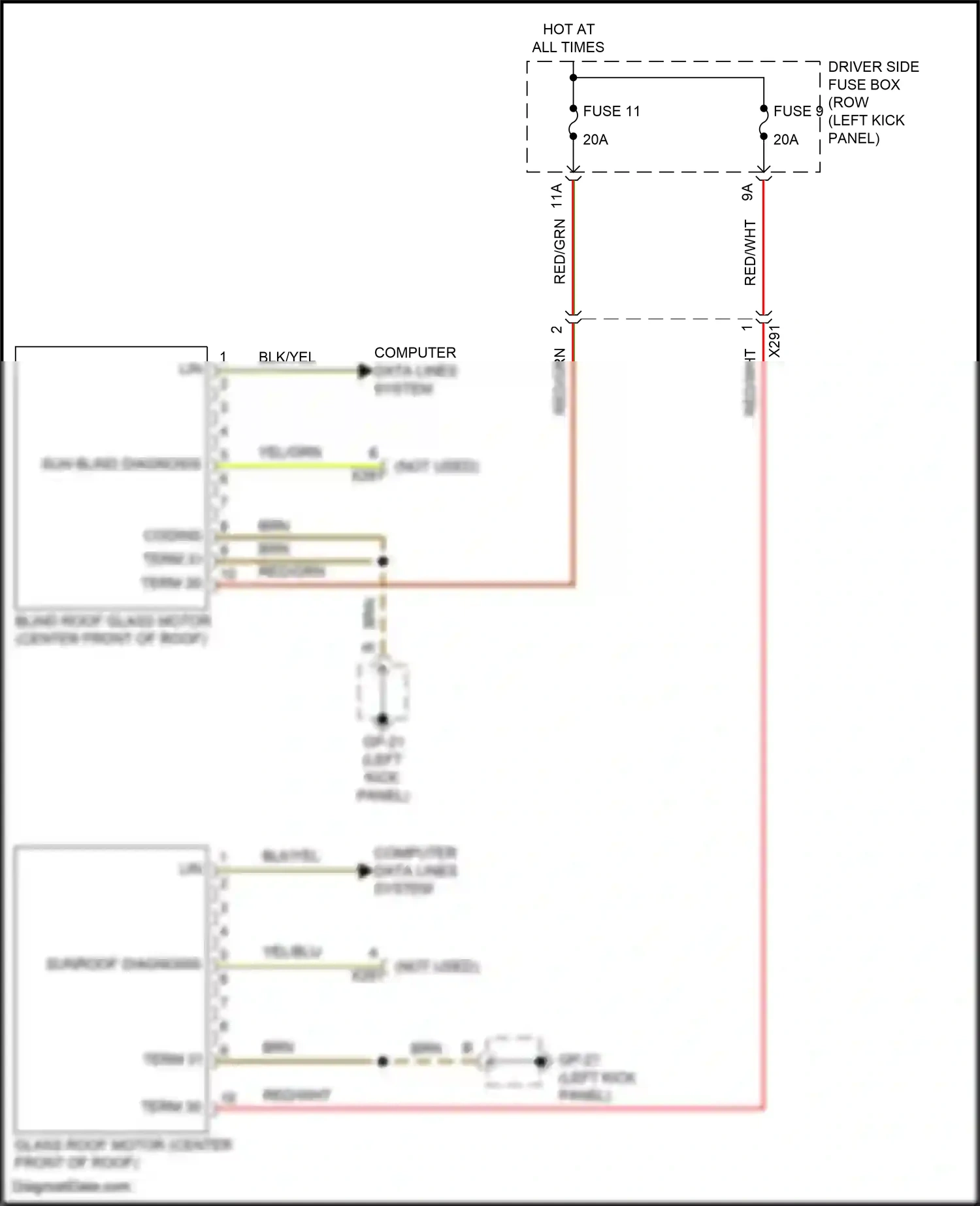 Wiring diagram brn for Porsche Macan I facelift (2018-2021) (98 of 125)