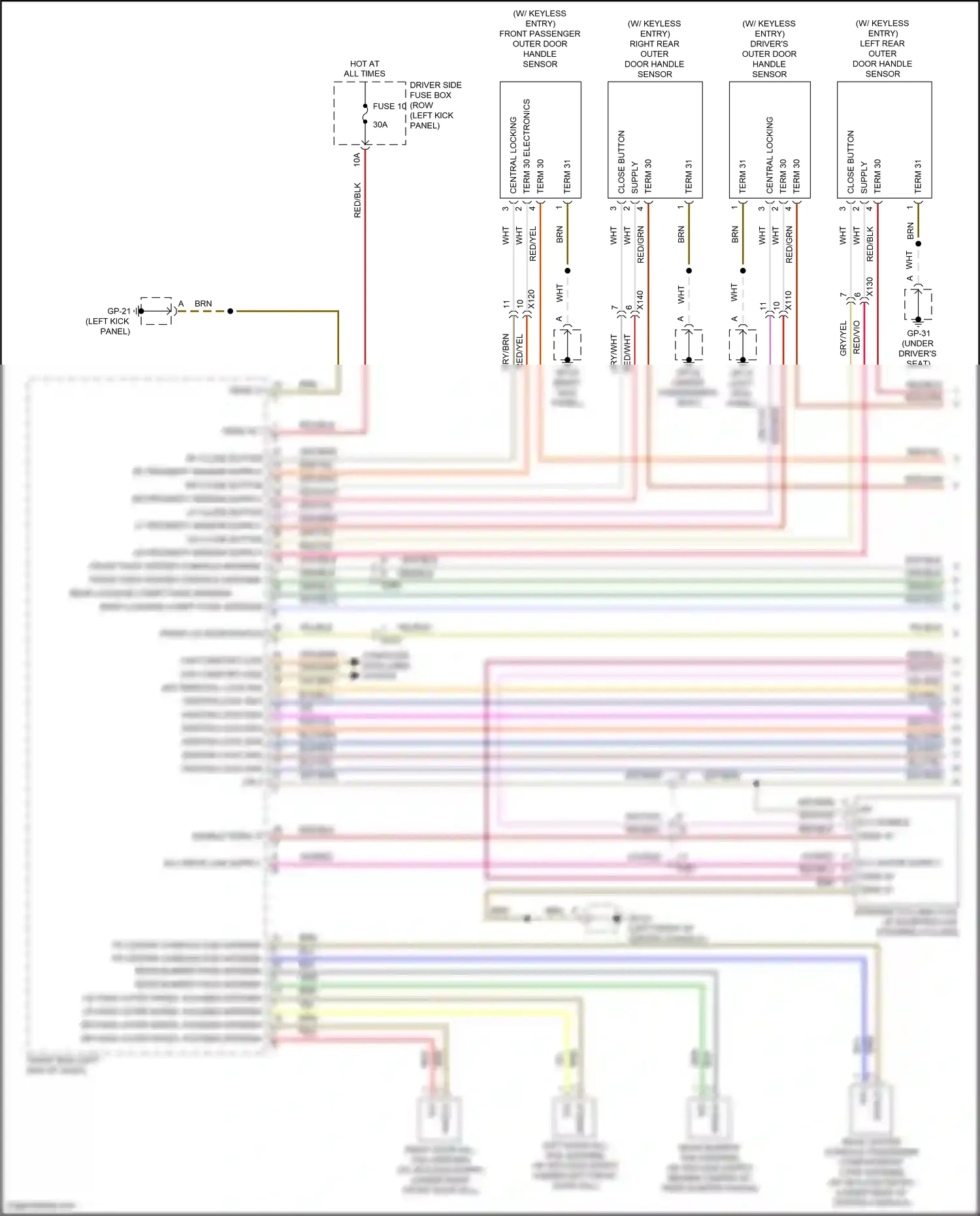 Wiring diagram enable term 15 for Porsche Macan I facelift (2018-2021) (1 of 3)