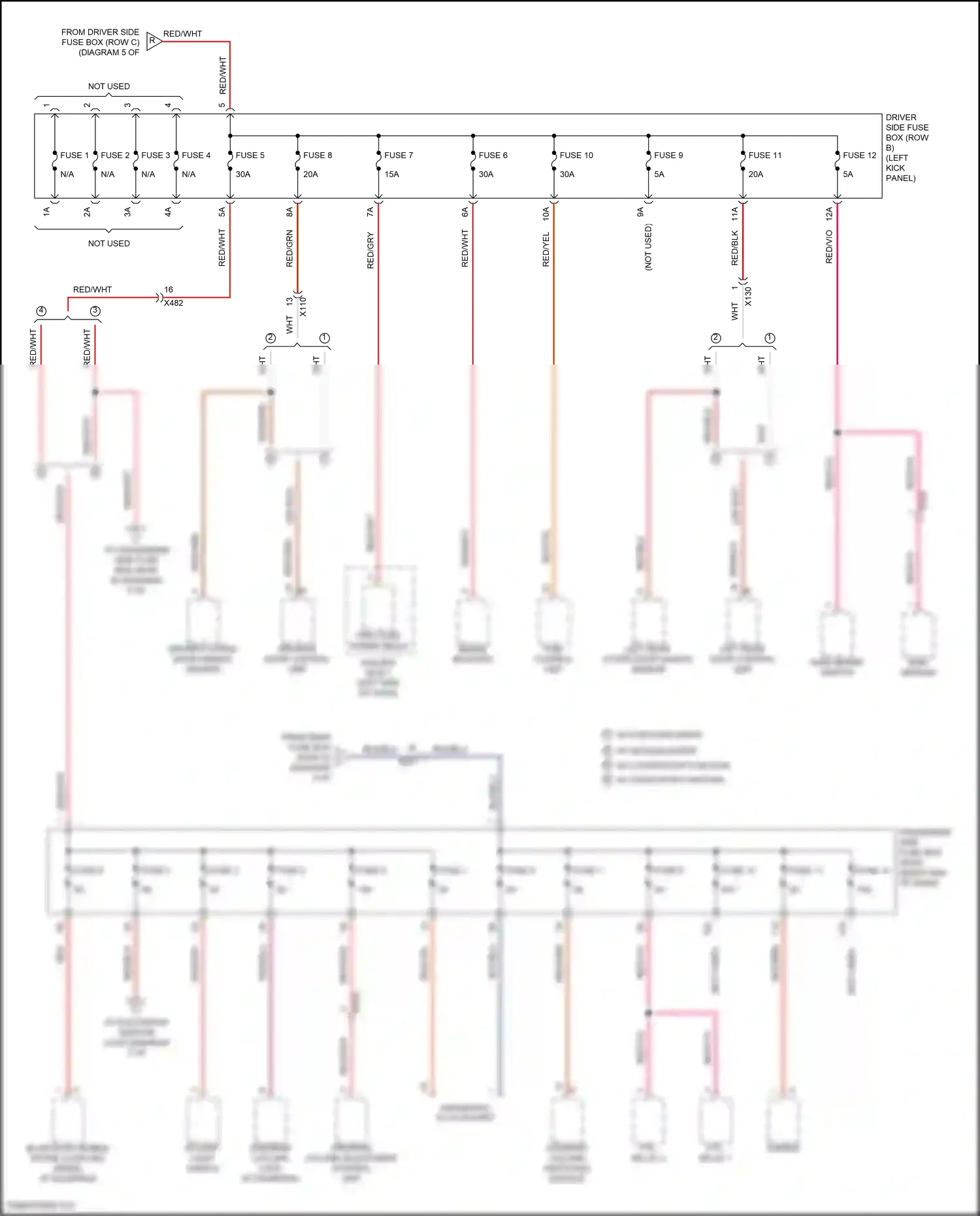 Wiring diagram fuse 3 for Porsche Macan I facelift (2018-2021) (27 of 35)