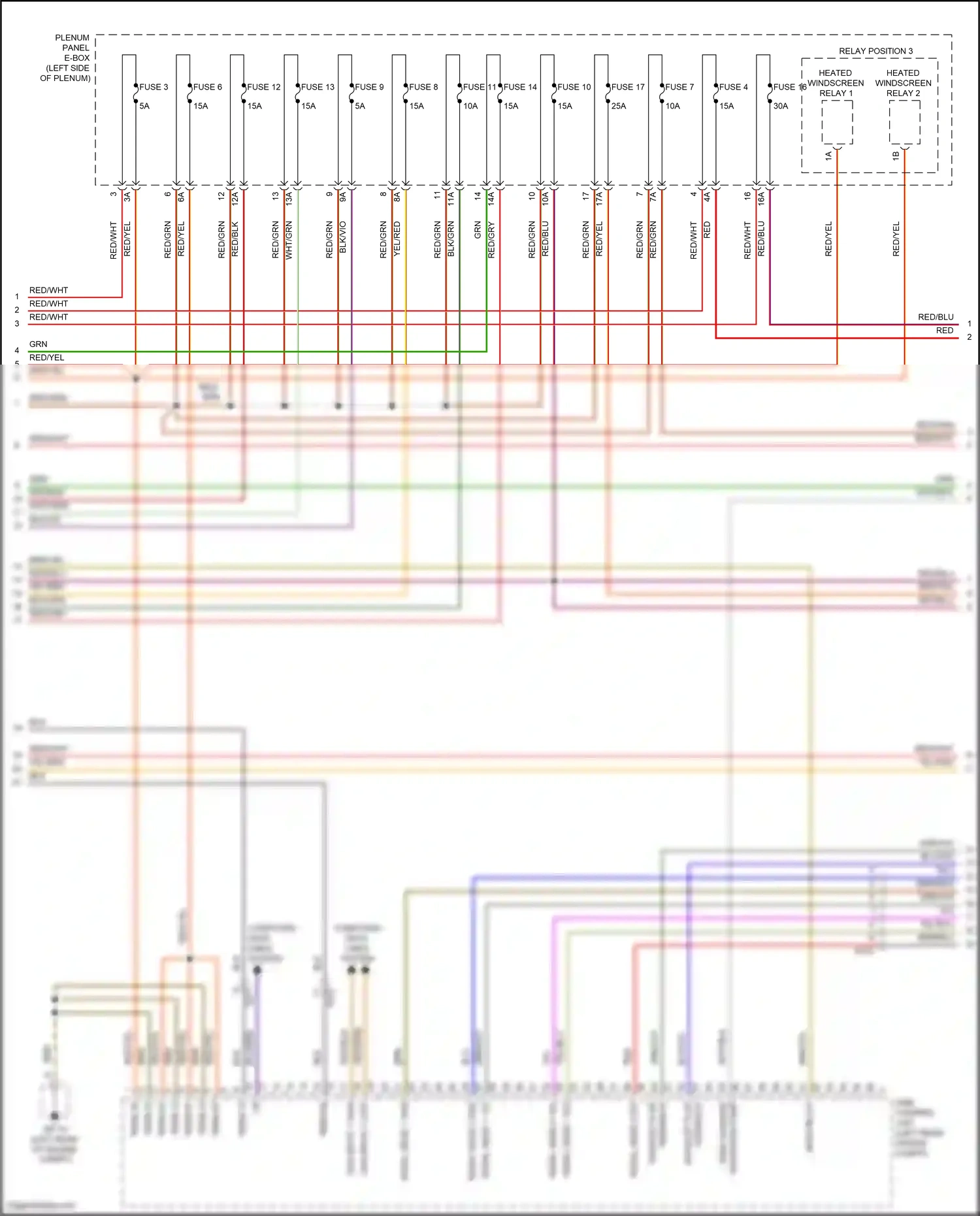 Wiring diagram fuse 9 for Porsche Macan I facelift (2018-2021) (24 of 24)