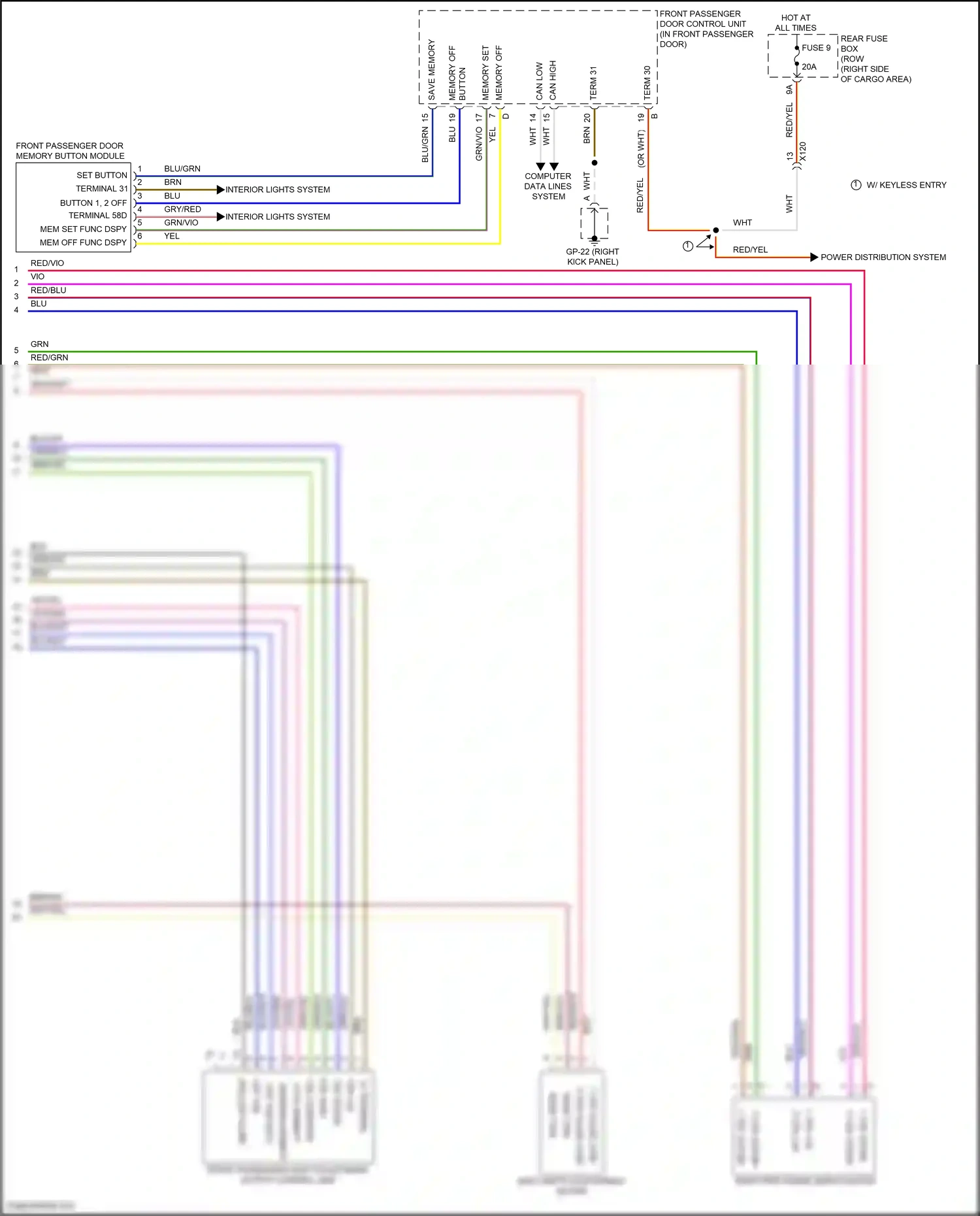 Wiring diagram grn for Porsche Macan I facelift (2018-2021) (58 of 72)