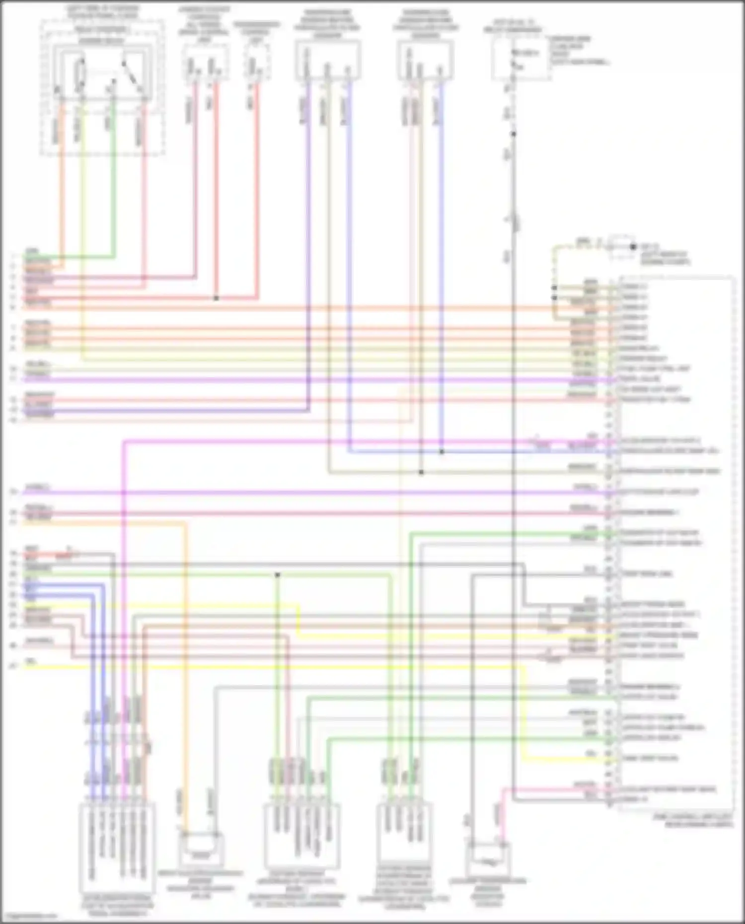 Wiring diagram lambda ctrl for Porsche Macan I facelift (2018-2021) (1 of 2)