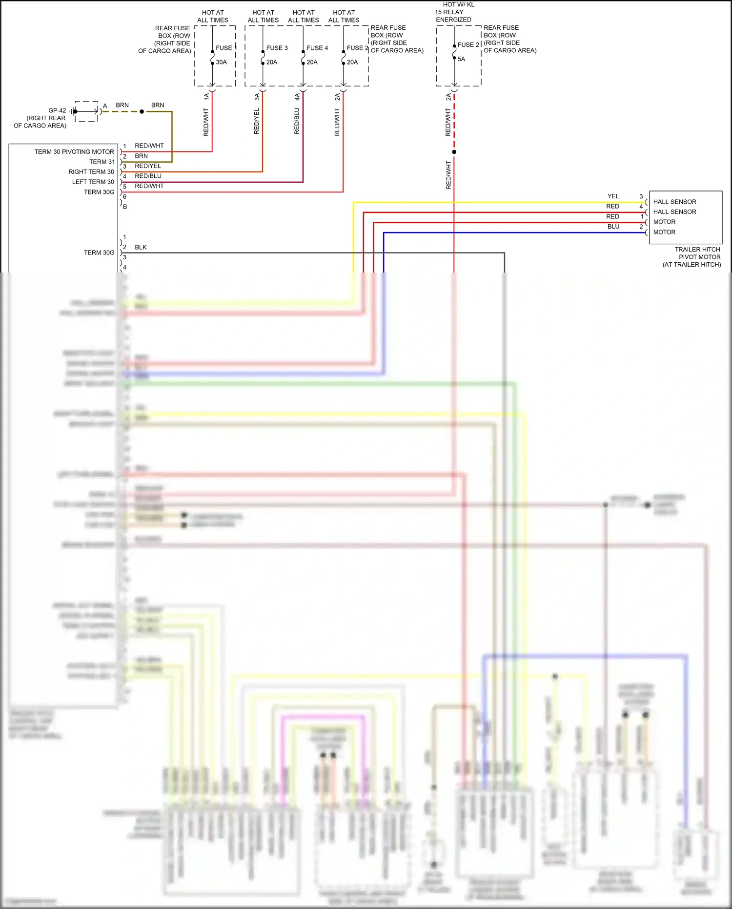 Wiring diagram led supply for Porsche Macan I facelift (2018-2021) (1 of 1)