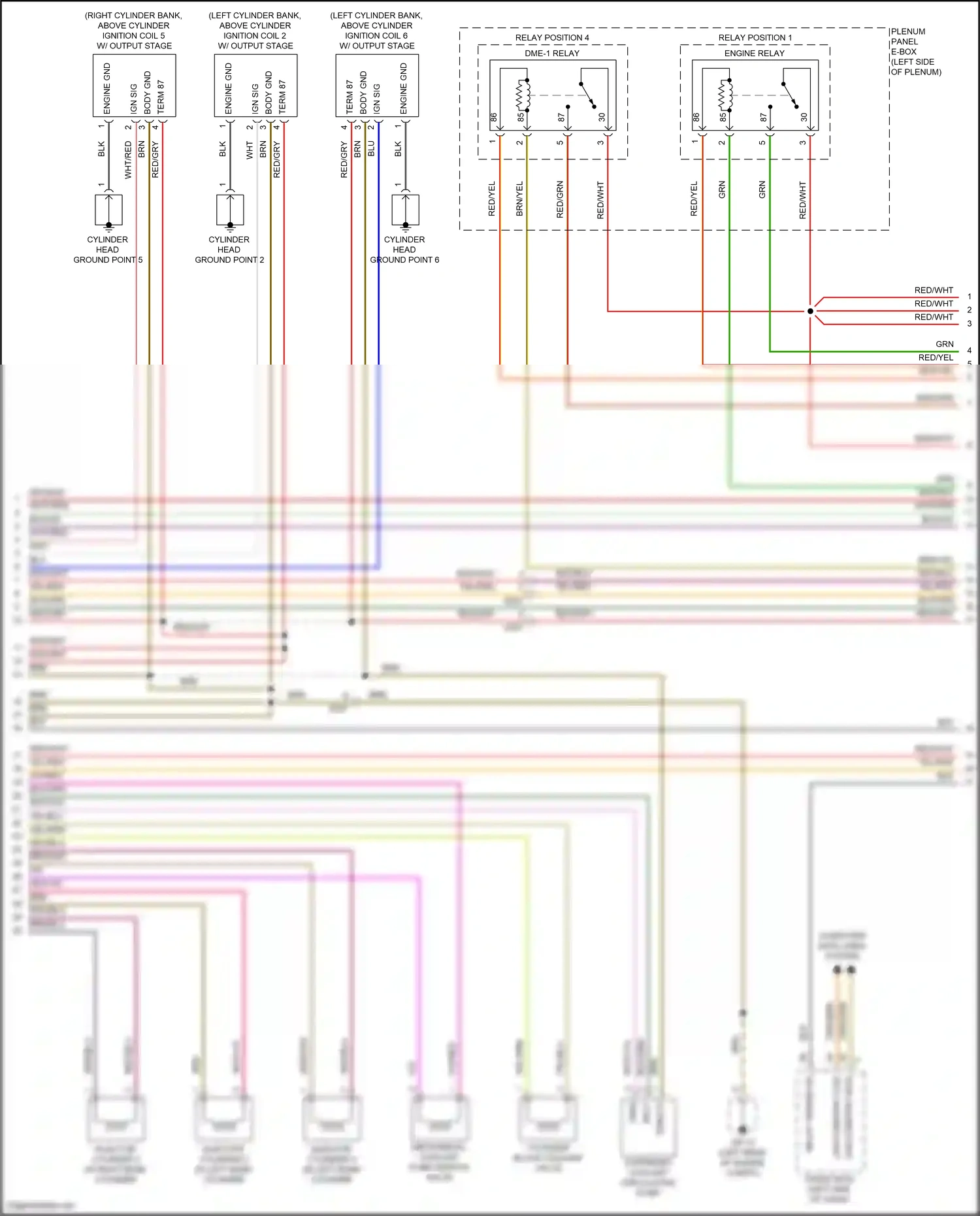 Wiring diagram plenum panel e-box for Porsche Macan I facelift (2018-2021) (14 of 15)