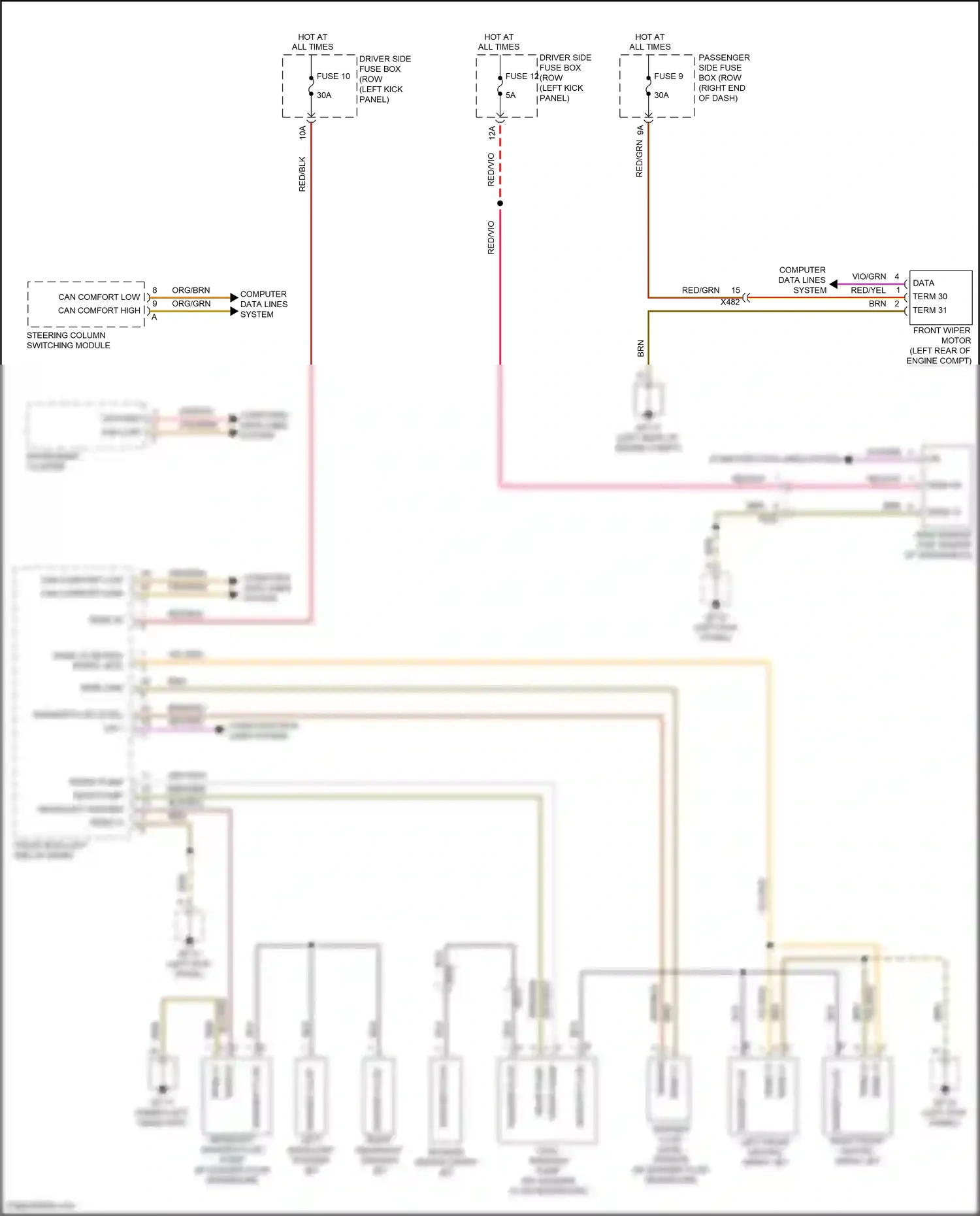 Wiring diagram red/blk for Porsche Macan I facelift (2018-2021) (25 of 49)