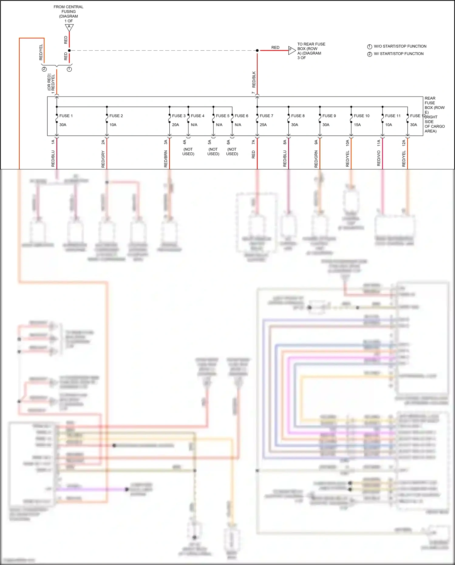 Wiring diagram red/blu for Porsche Macan I facelift (2018-2021) (26 of 53)