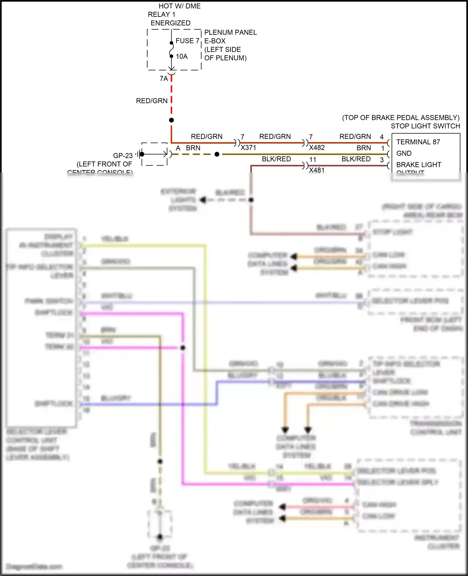 Wiring diagram term 30 for Porsche Macan I facelift (2018-2021) (10 of 76)