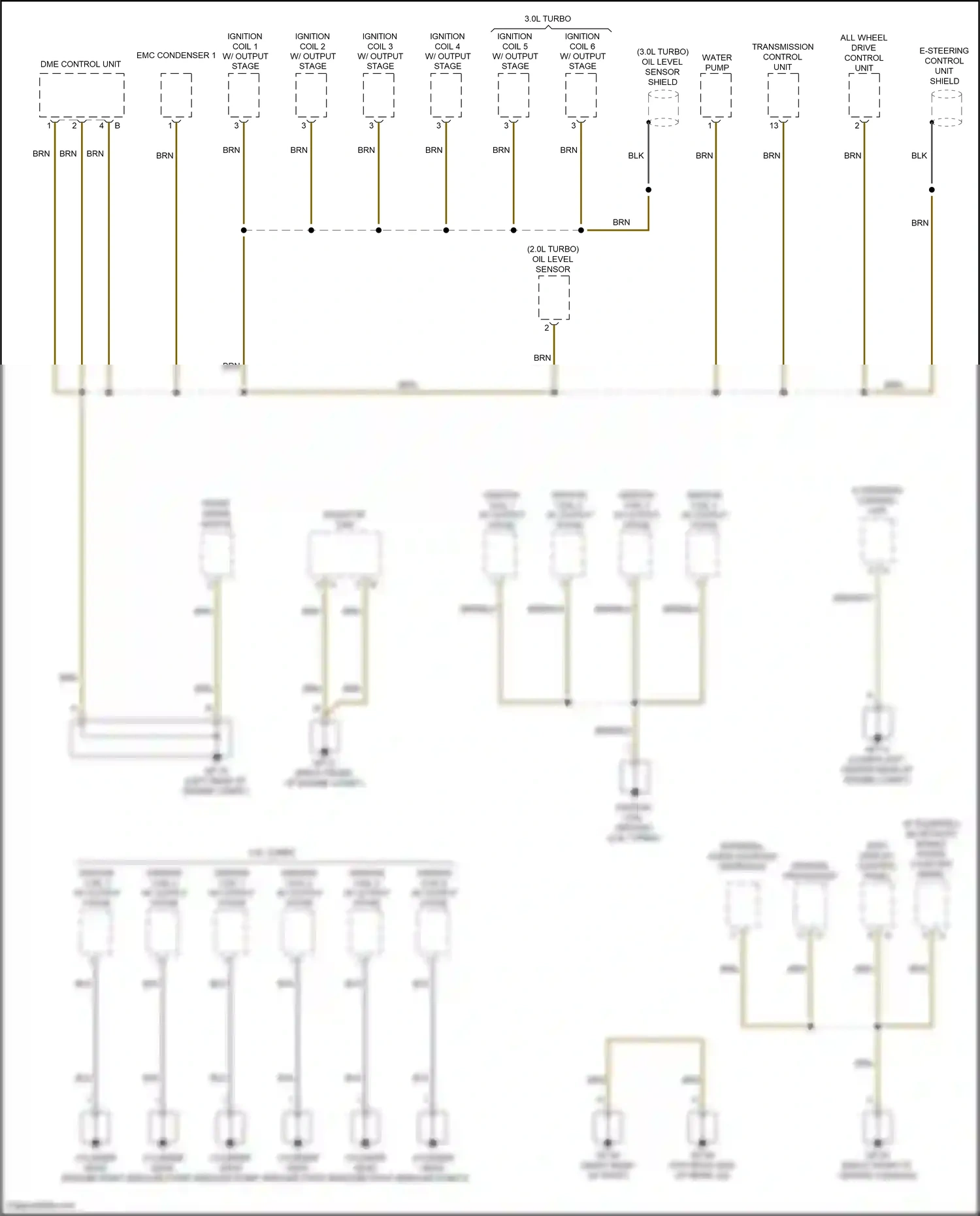 Wiring diagram transmission control unit for Porsche Macan I facelift (2018-2021) (4 of 12)
