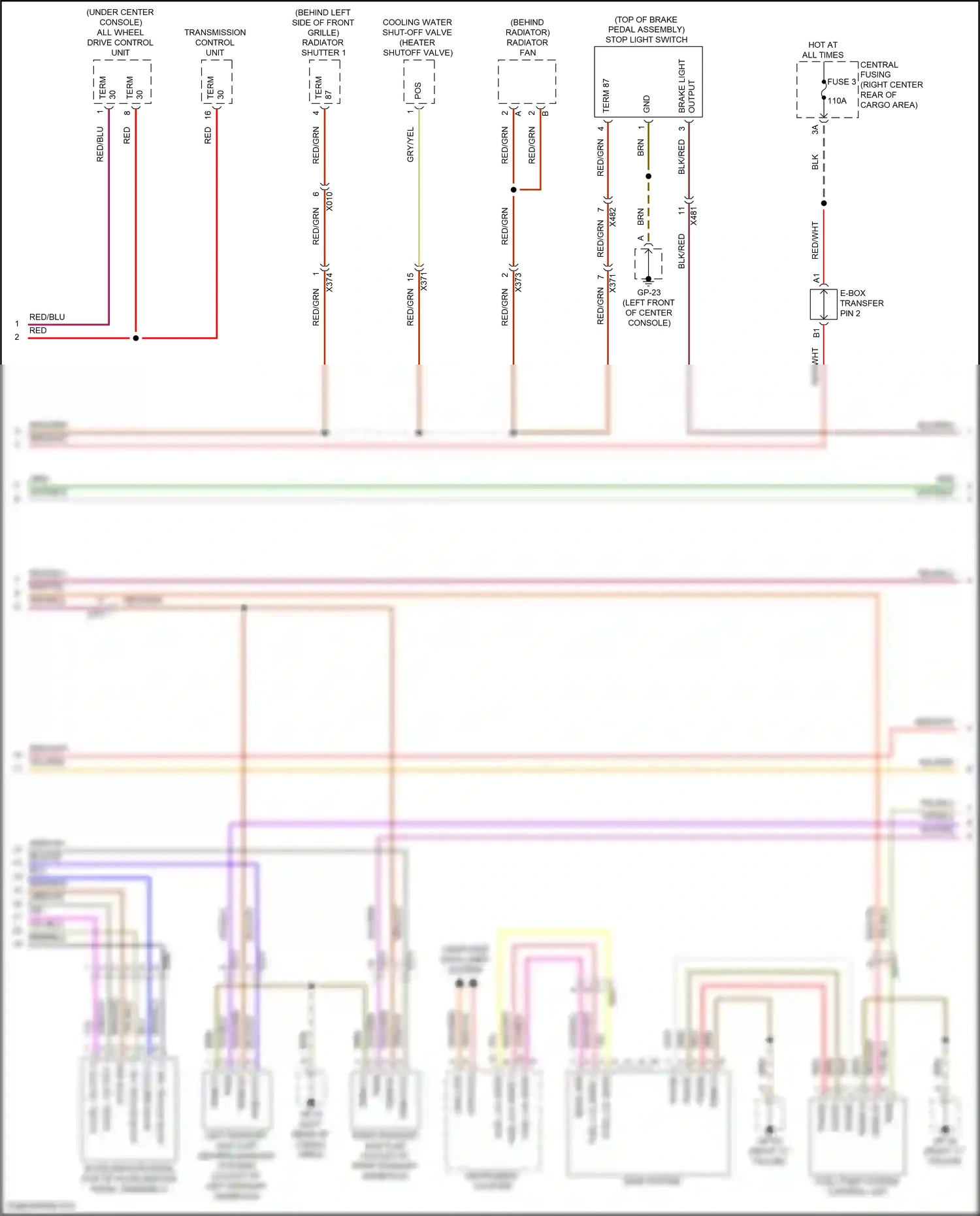 Wiring diagram vio for Porsche Macan I facelift (2018-2021) (50 of 50)