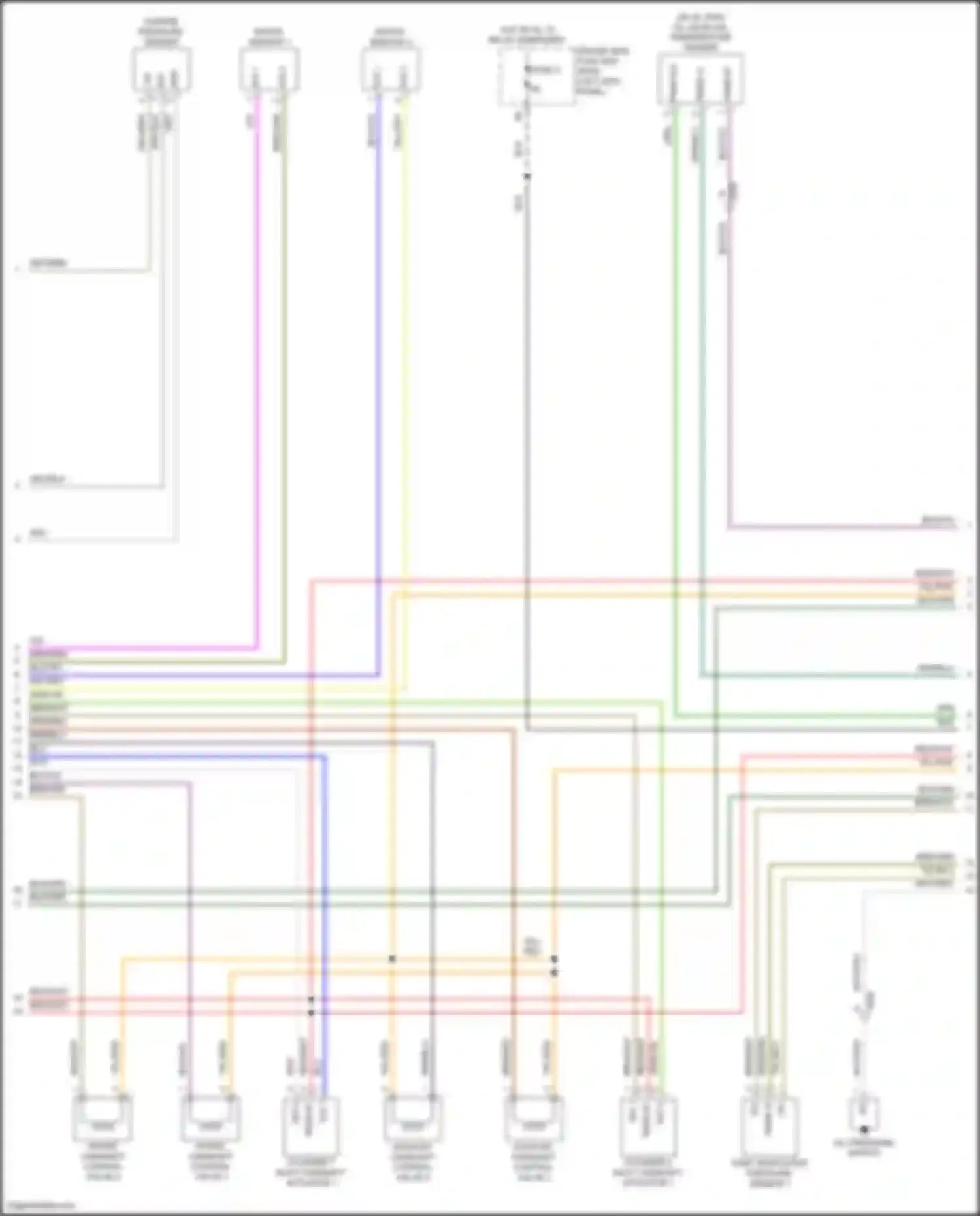 Wiring diagram yel/blu for Porsche Macan I facelift (2018-2021) (17 of 25)