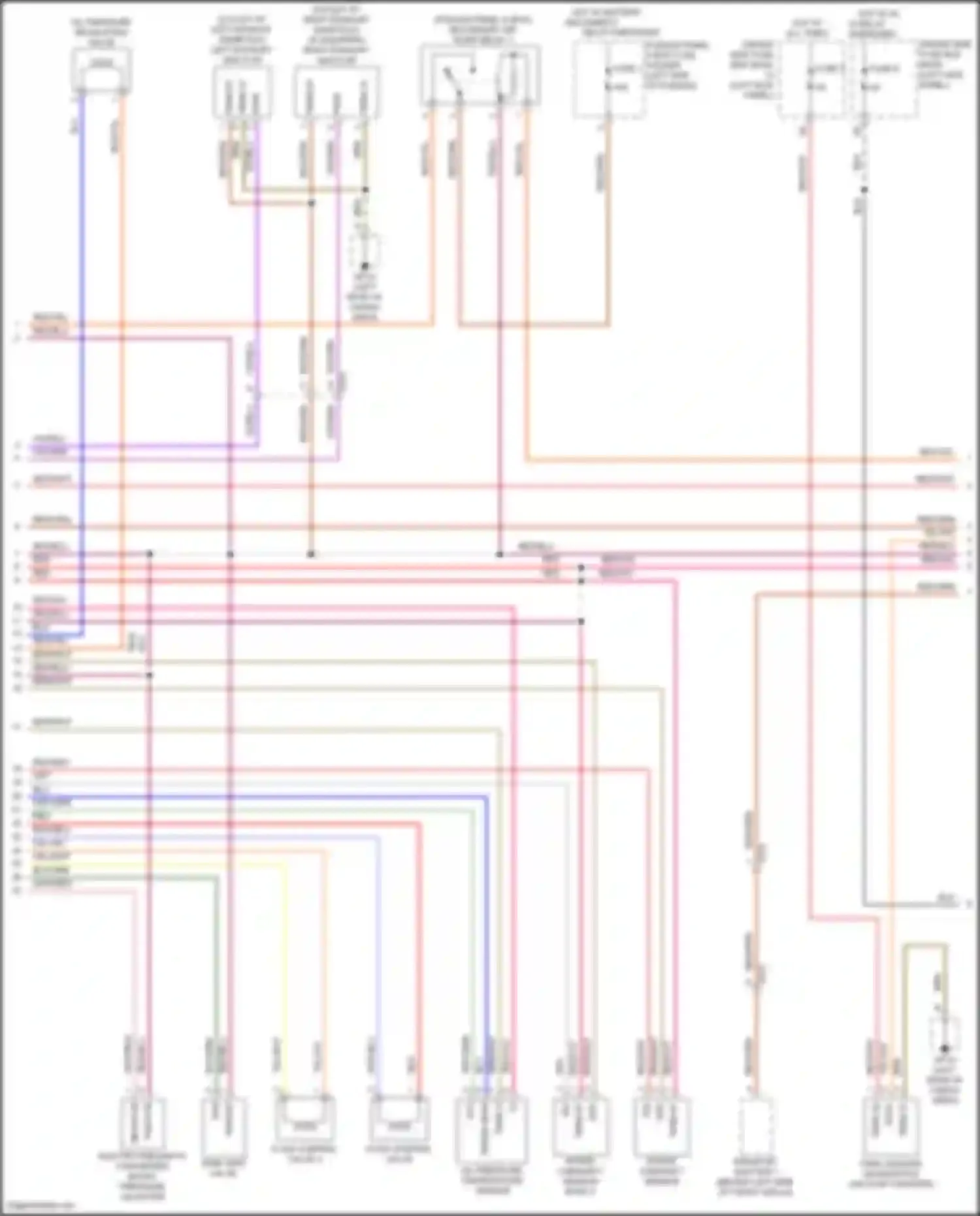 Macan Porsche I (2014-2019): Wiring diagram engine performance 3.0l turbo (4 of 6)