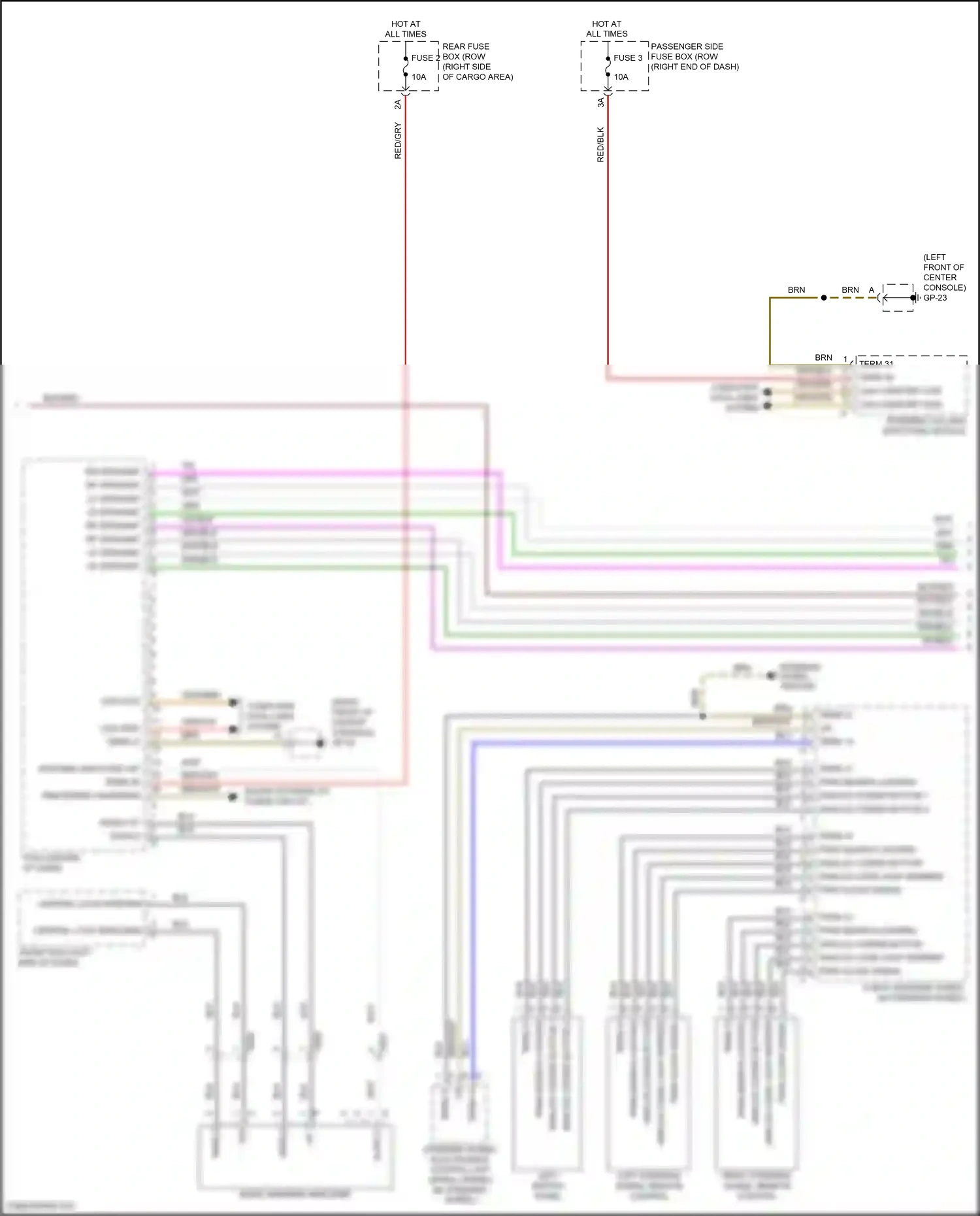Wiring diagram analog coding button 2 for Porsche Macan I (2014-2019) (1 of 6)