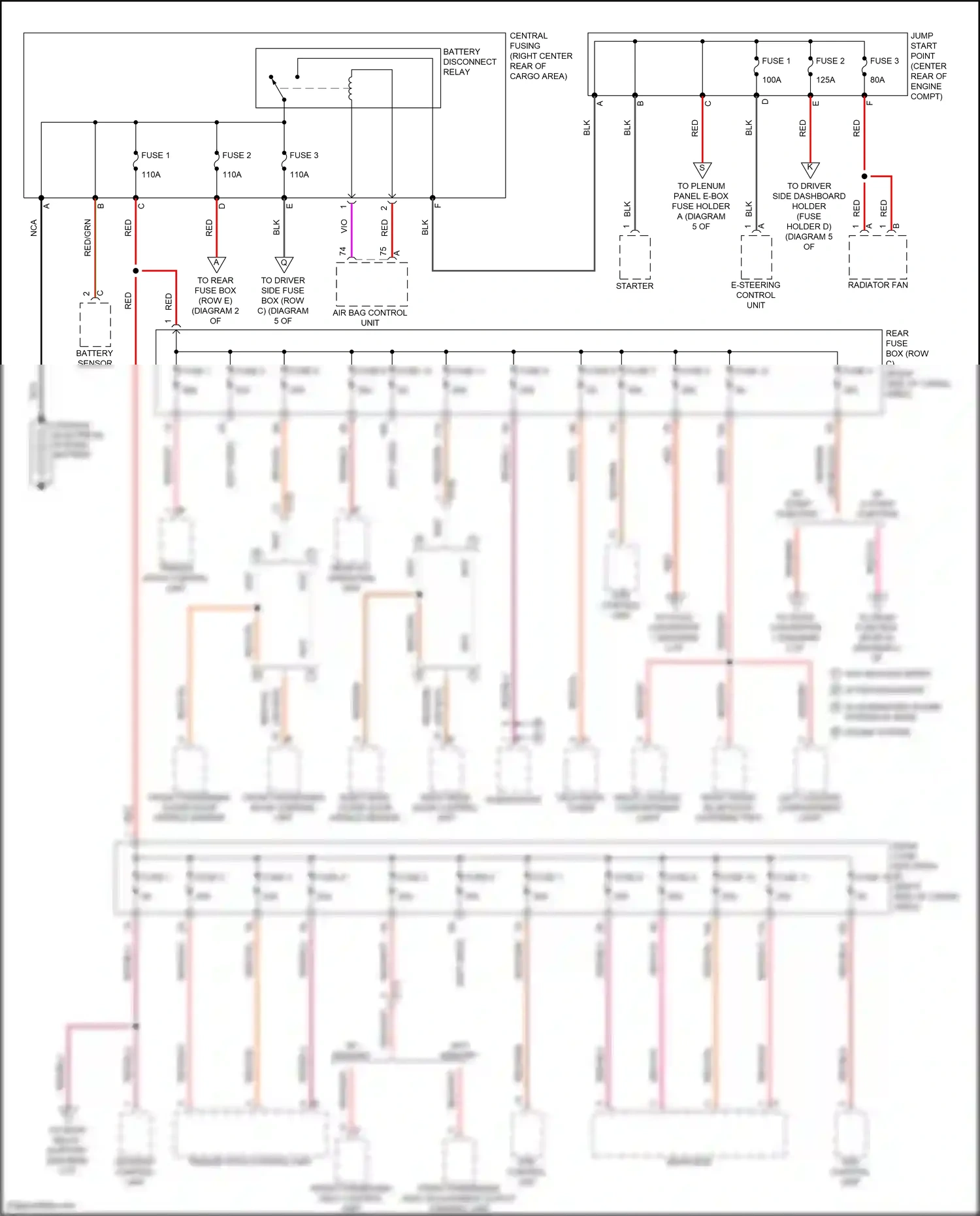 Wiring diagram blk for Porsche Macan I (2014-2019) (6 of 69)