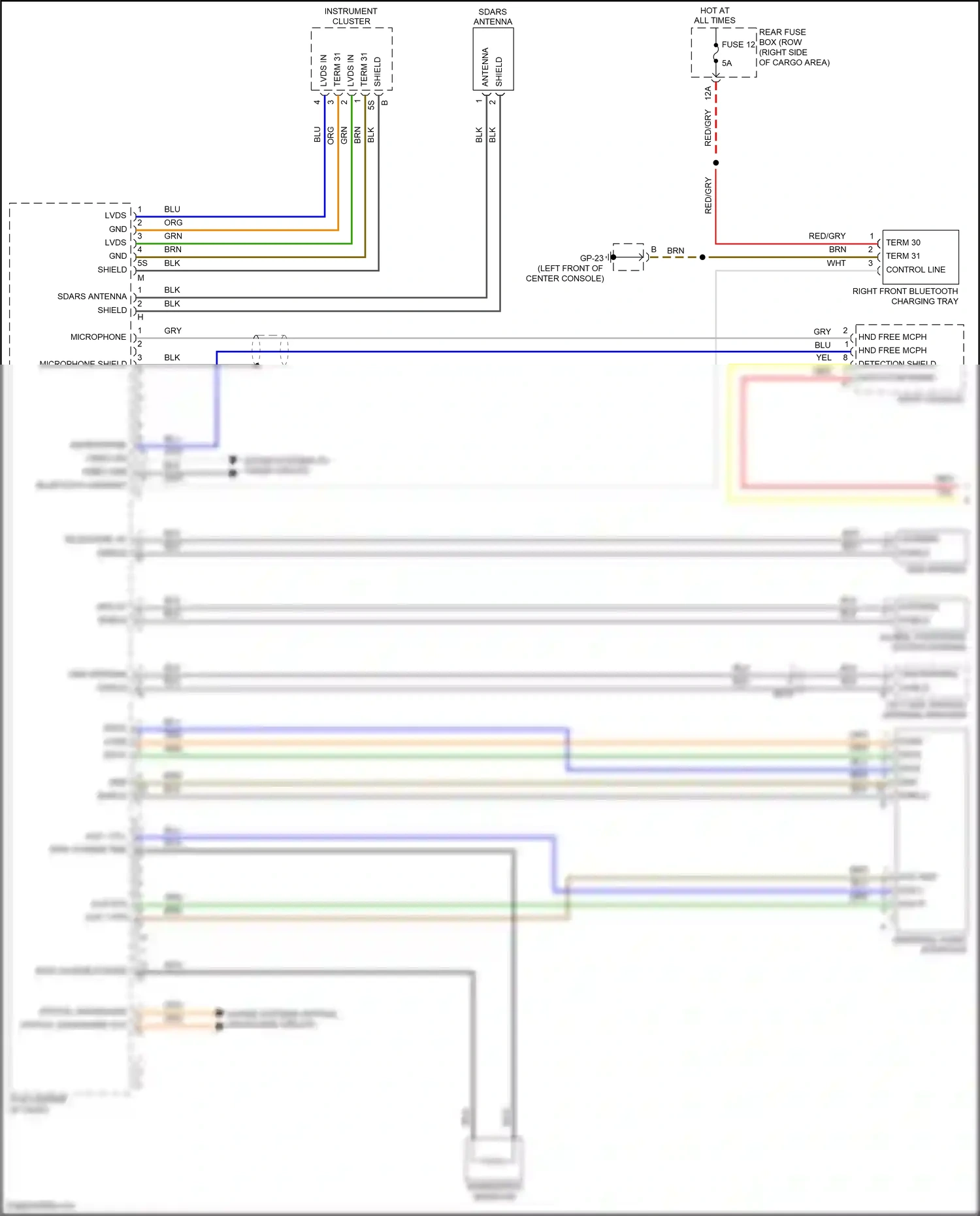 Wiring diagram blk for Porsche Macan I (2014-2019) (23 of 69)