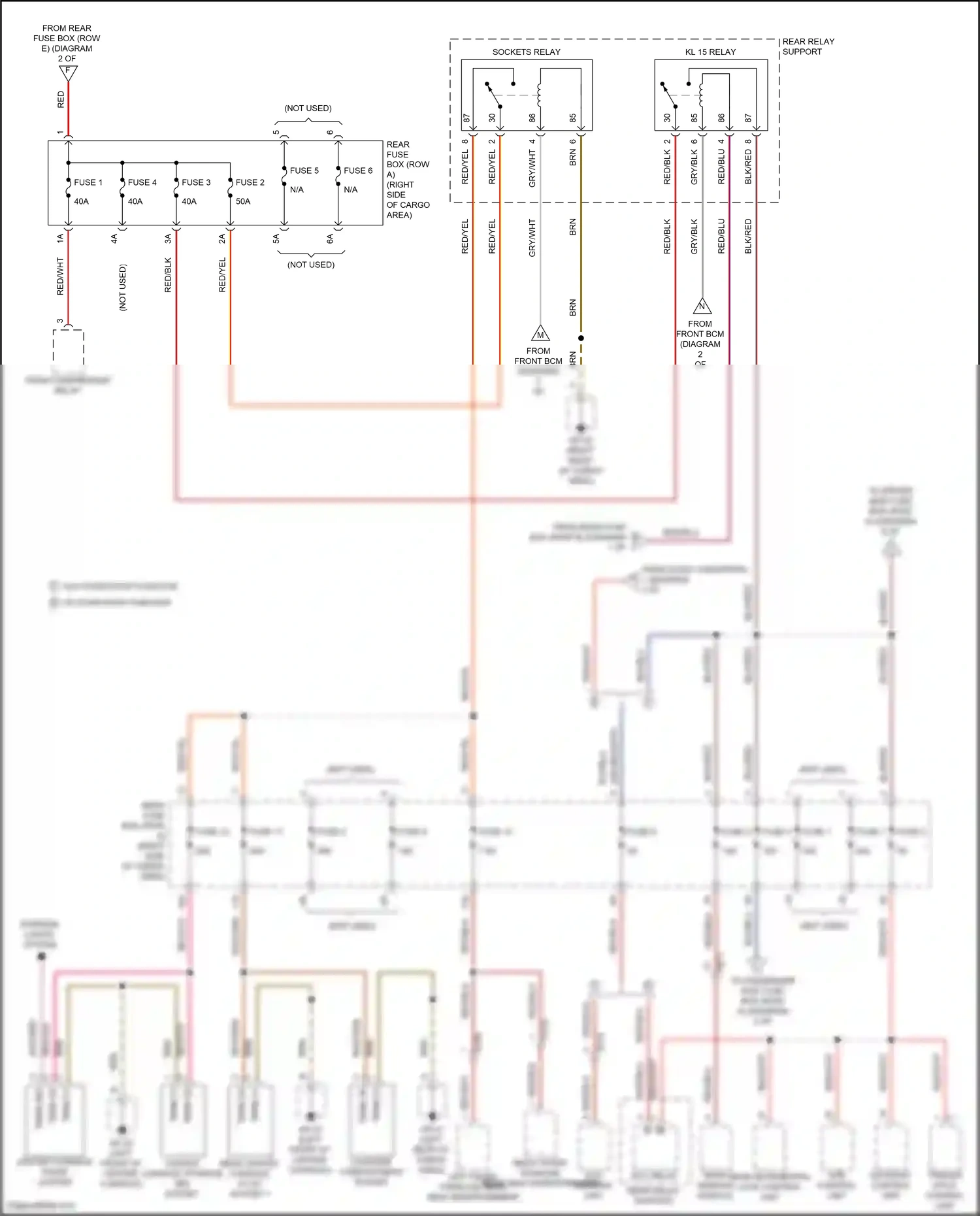 Wiring diagram blk/red for Porsche Macan I (2014-2019) (8 of 29)