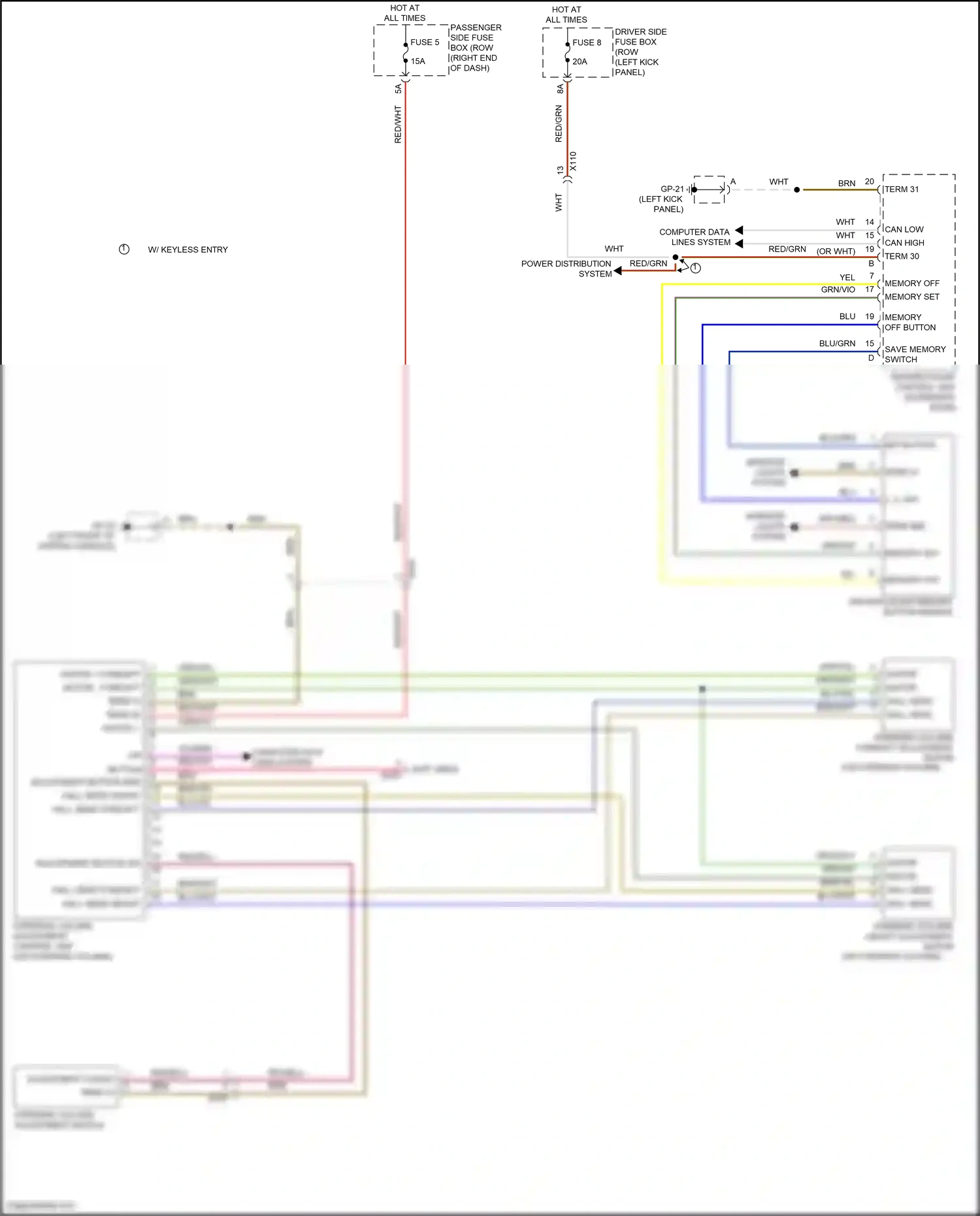 Wiring diagram brn/yel for Porsche Macan I (2014-2019) (9 of 22)
