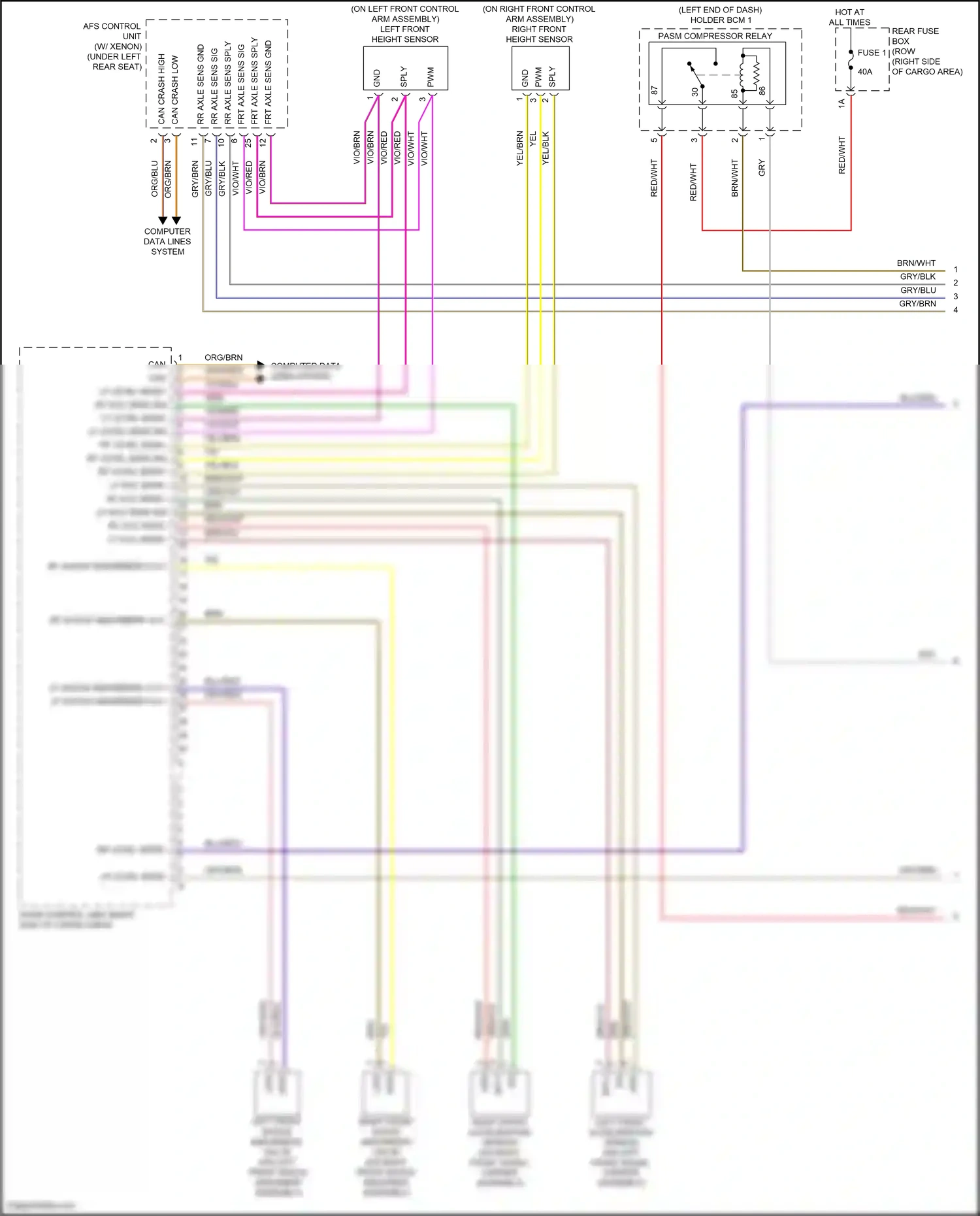Wiring diagram can crash high for Porsche Macan I (2014-2019) (3 of 6)
