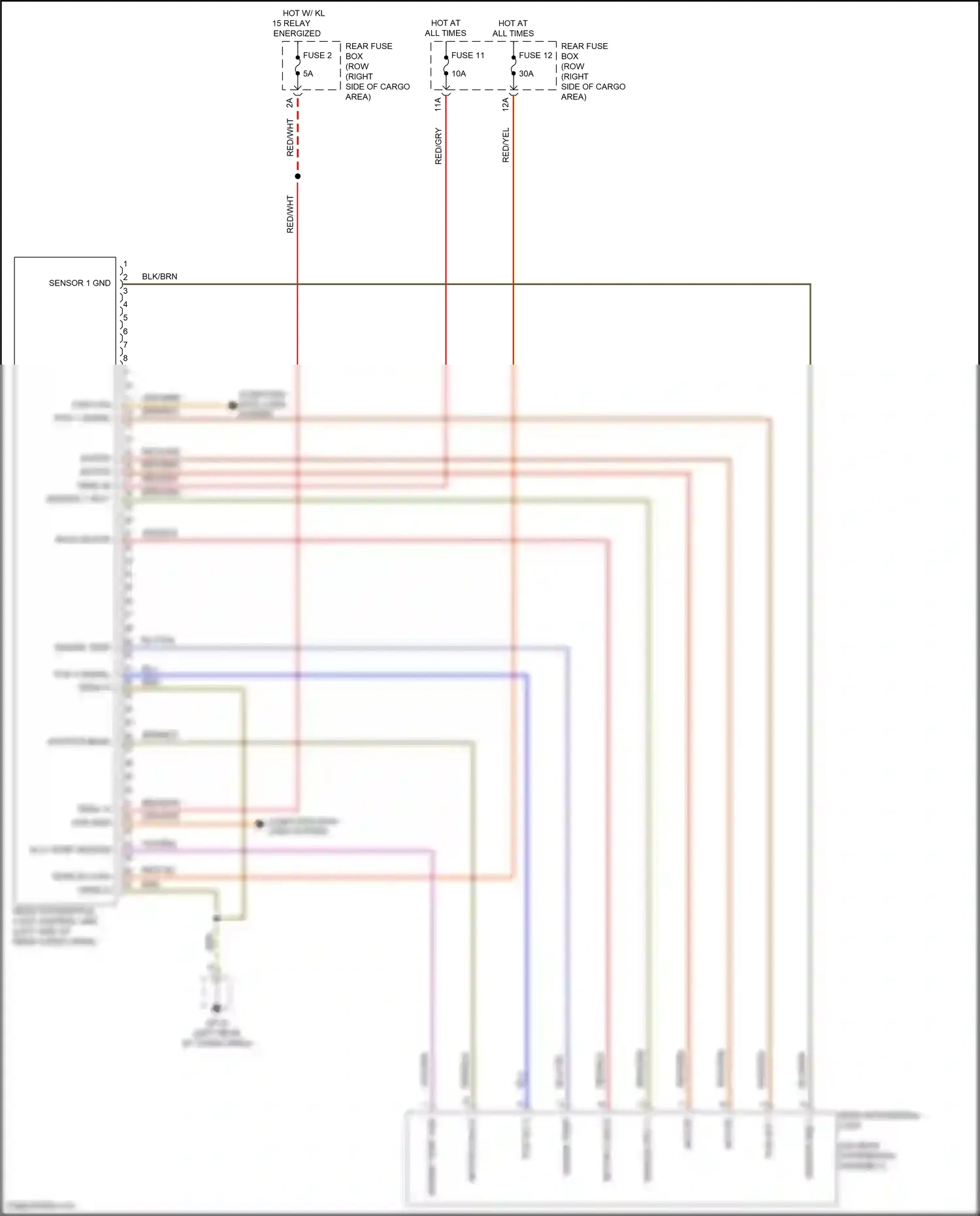 Wiring diagram fuse 2 for Porsche Macan I (2014-2019) (9 of 25)