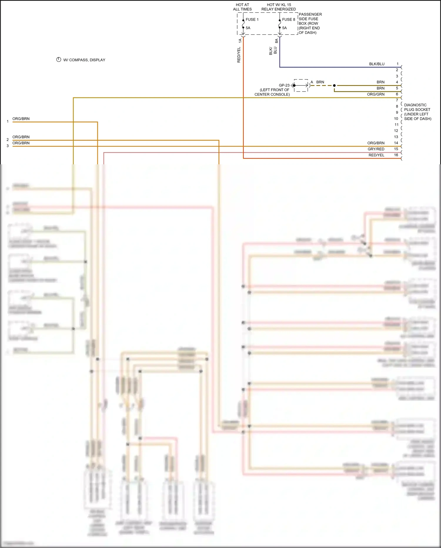 Wiring diagram gp-23 for Porsche Macan I (2014-2019) (5 of 48)