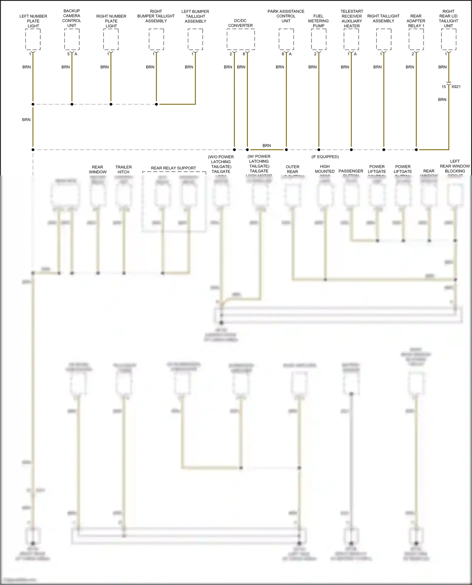 Wiring diagram gp-43 for Porsche Macan I (2014-2019) (1 of 6)