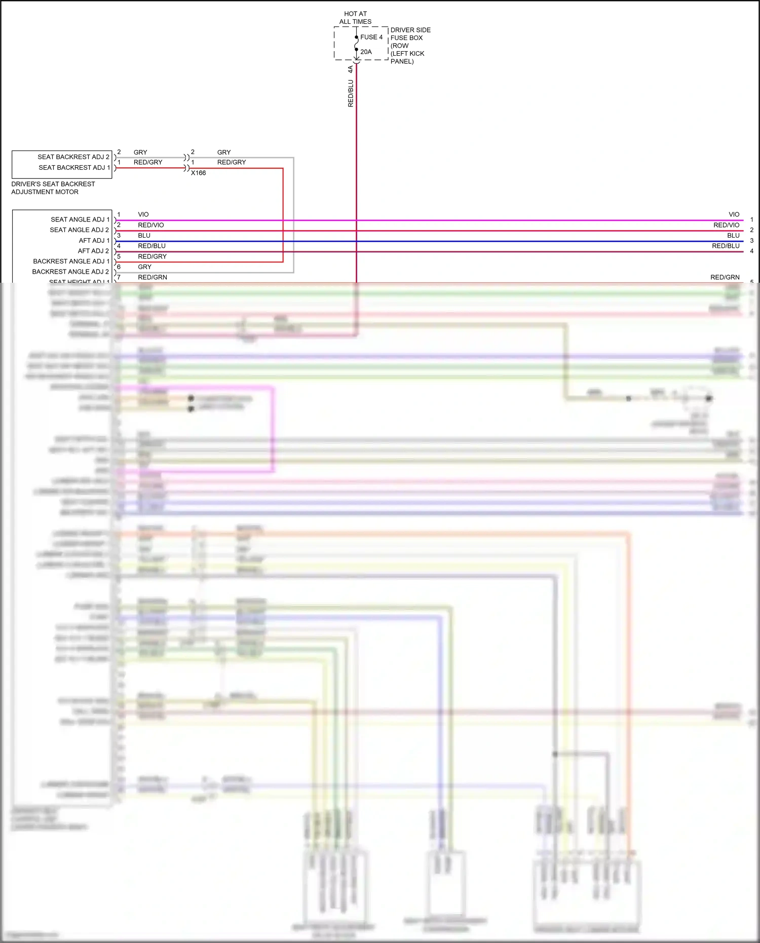Wiring diagram mtr 1 - for Porsche Macan I (2014-2019) (1 of 3)