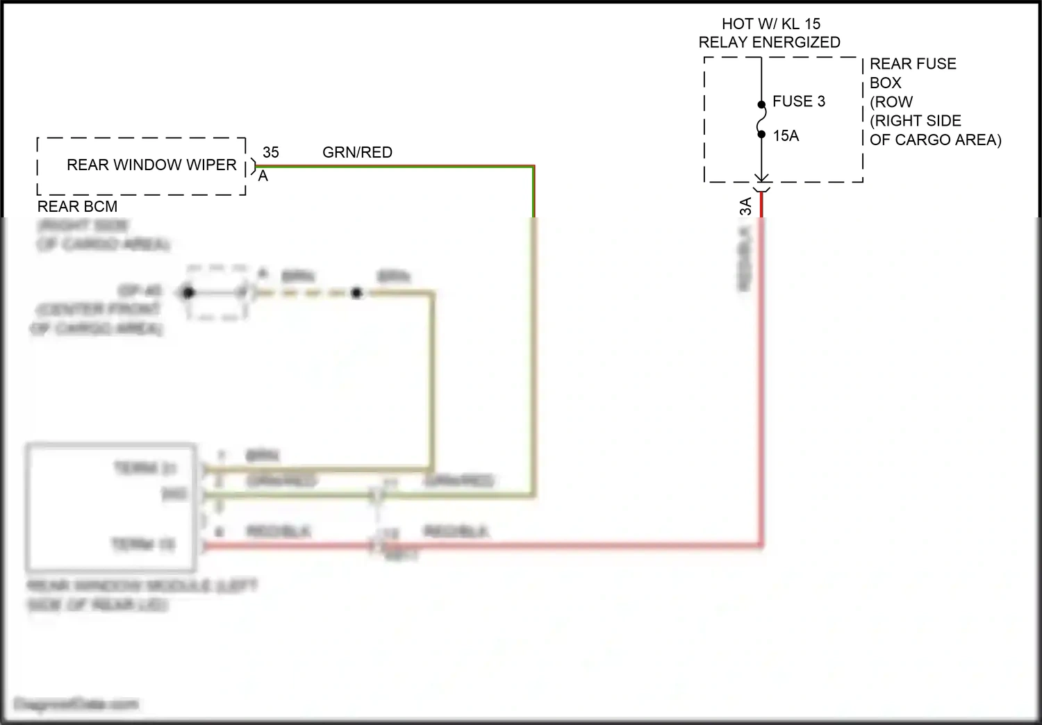 Wiring diagram rear bcm for Porsche Macan I (2014-2019) (10 of 15)