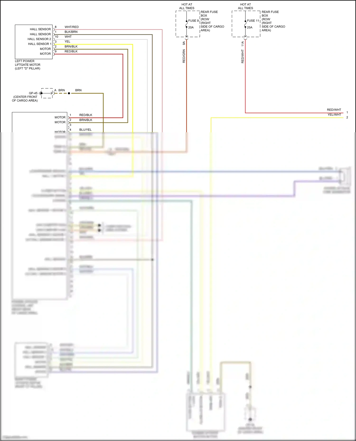 Wiring diagram red/grn for Porsche Macan I (2014-2019) (20 of 56)