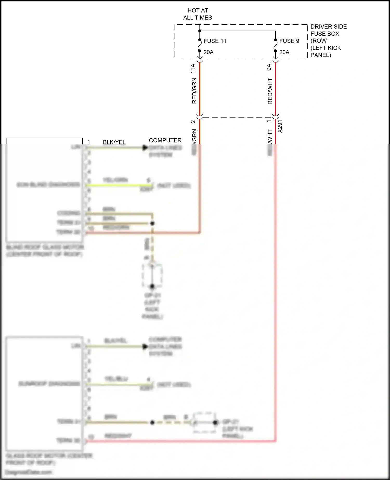 Wiring diagram term 30 for Porsche Macan I (2014-2019) (27 of 74)