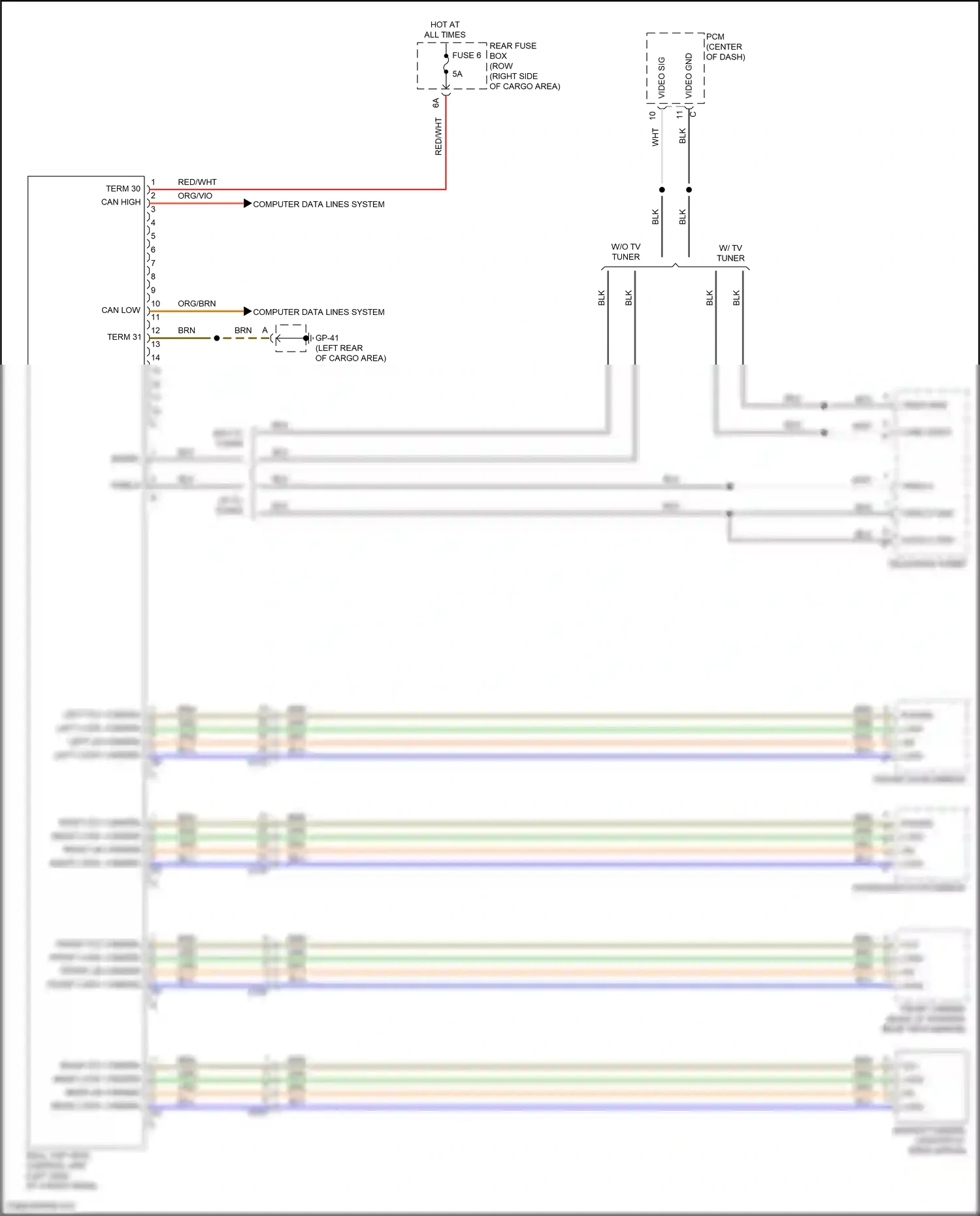 Wiring diagram wht for Porsche Macan I (2014-2019) (29 of 67)