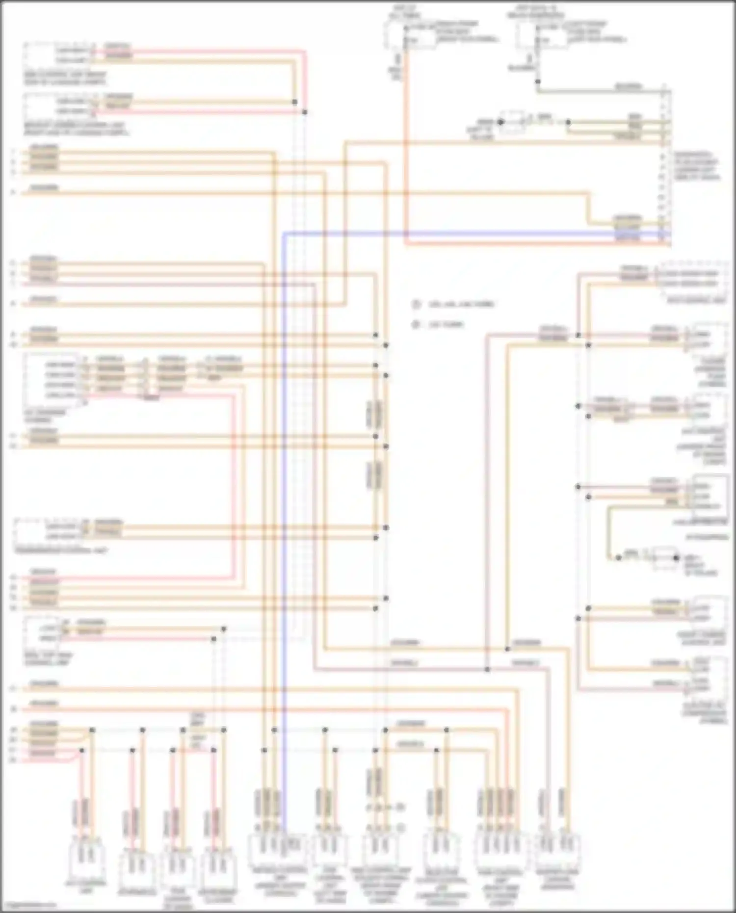 Panamera 4 Porsche 970 facelift (2013-2016): Computer data lines circuit (3 of 3)